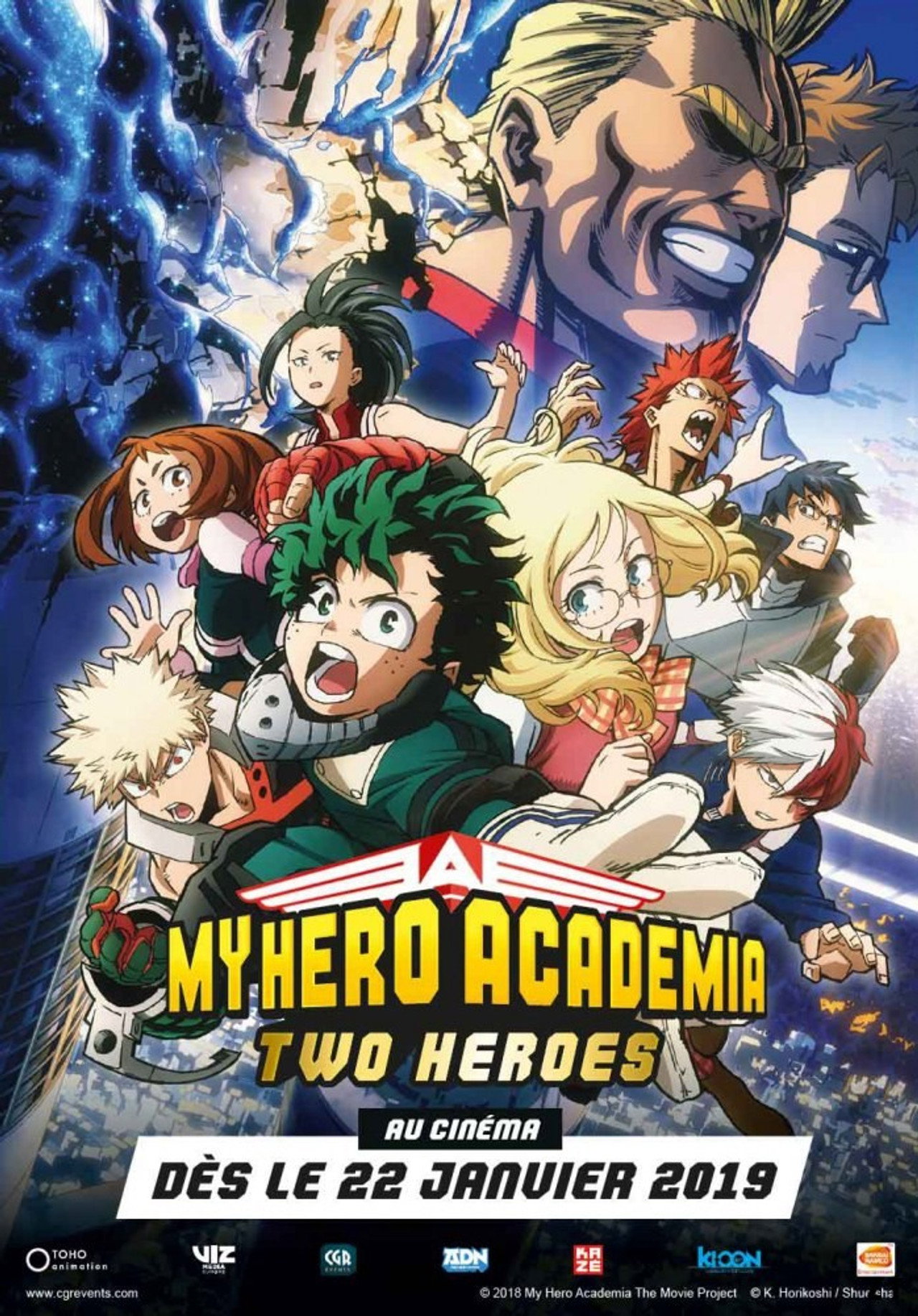 My Hero Academia : Two Heroes poster