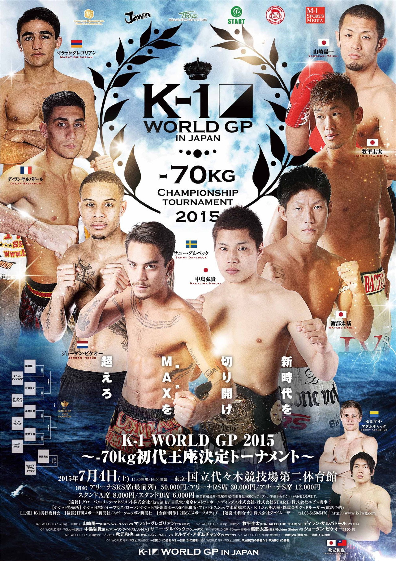 K-1 WORLD GP 2015 ～-70kg初代王座決定トーナメント～ filmaffisch