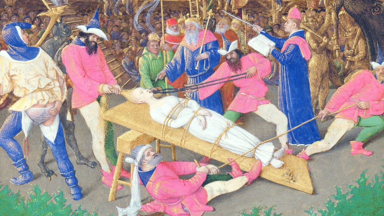 Les petits secrets des grands tableaux — Le martyre de Sainte Apolline, 1461, Jean Fouquet