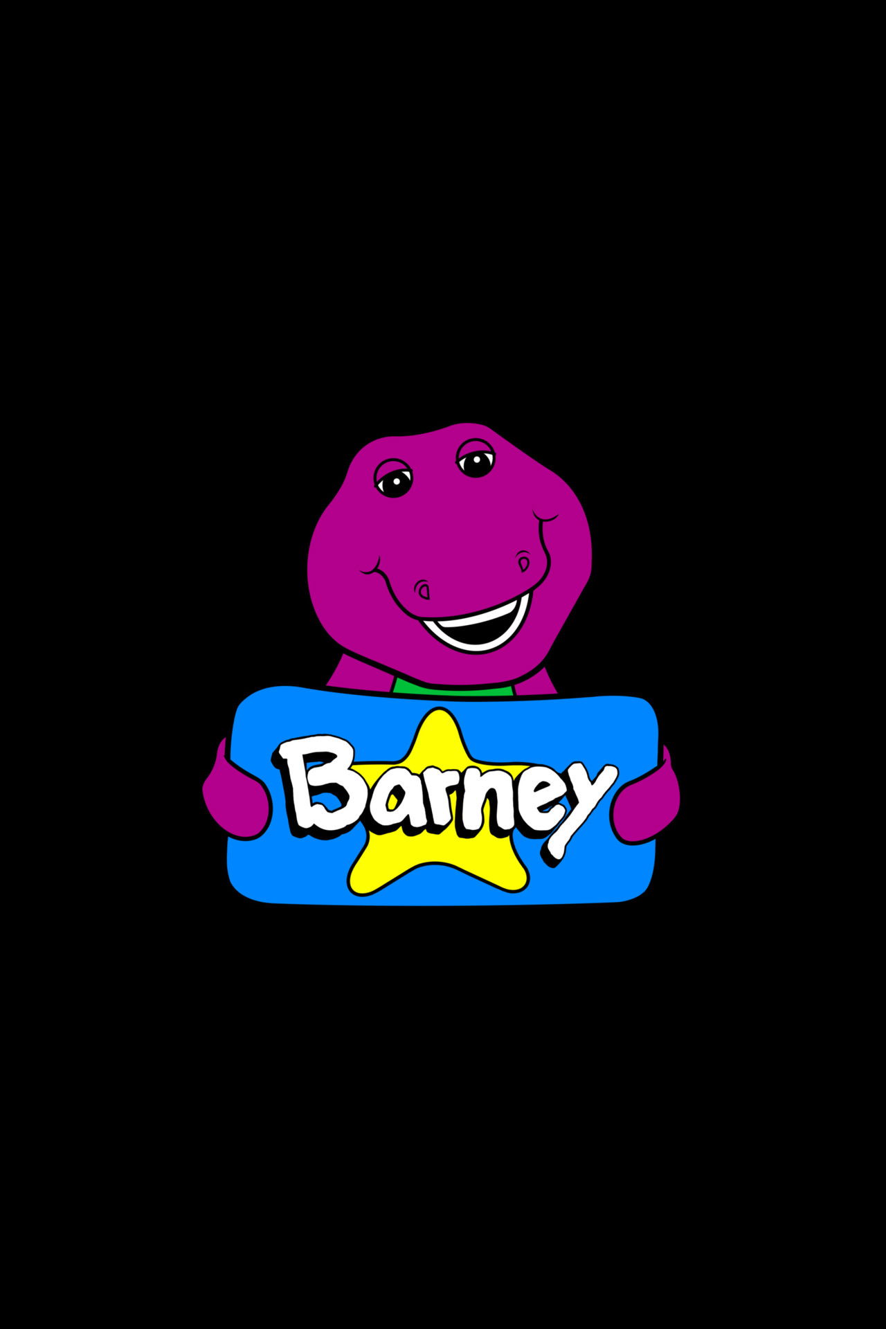 Untitled Barney the Dinosaur Film Backdrop