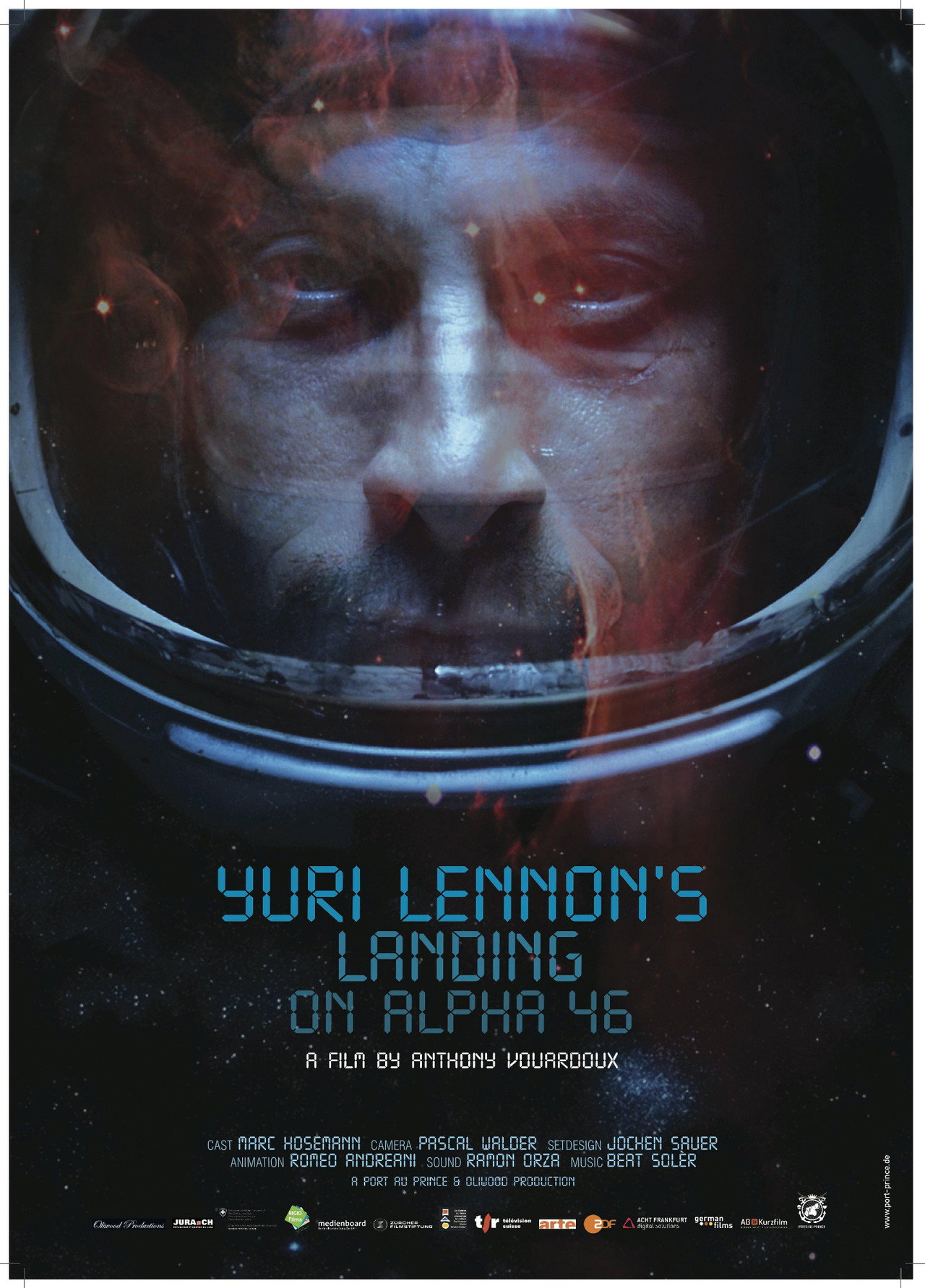 Yuri Lennon's Landing on Alpha 46 Backdrop