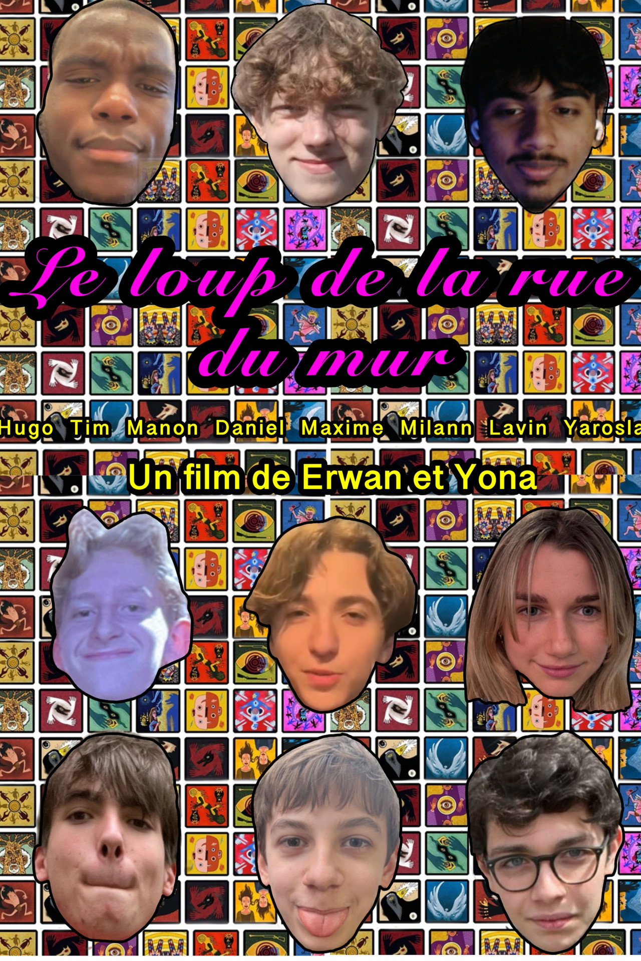 Le loup de la rue du mur filmaffisch