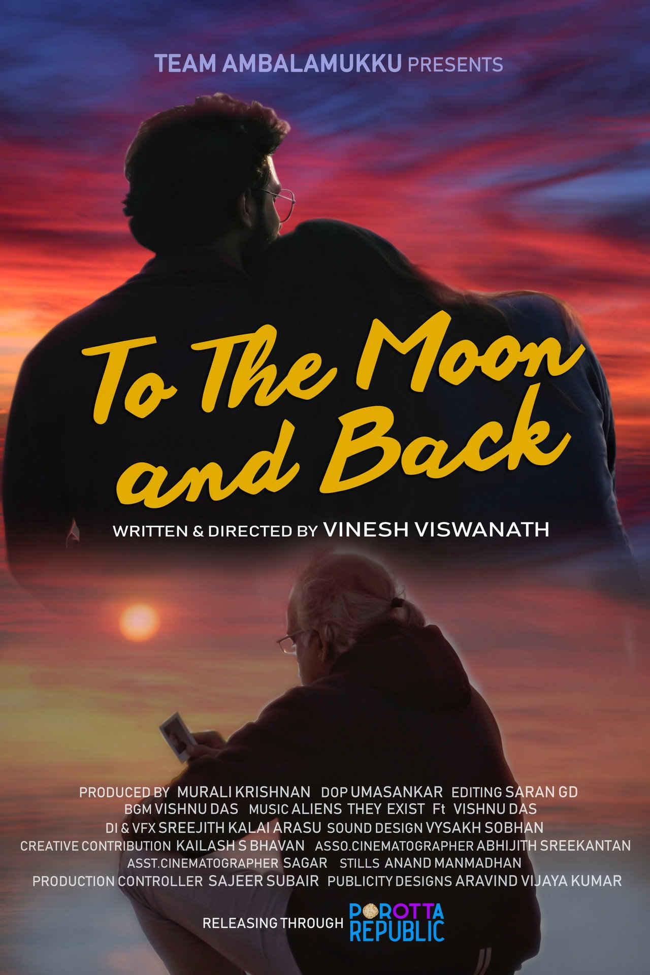 To the Moon and back Backdrop