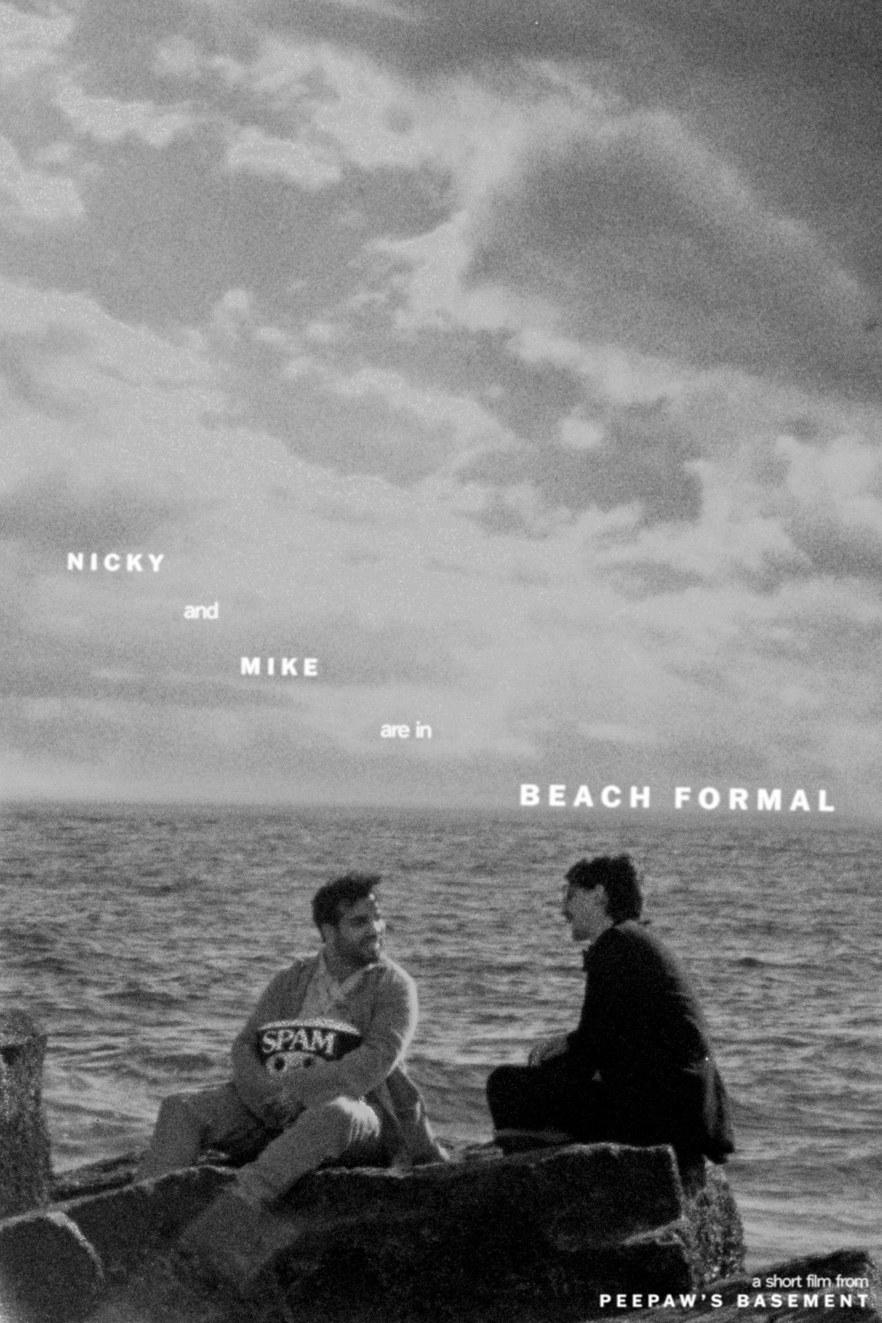 Nicky and Mike are in Beach Formal Backdrop