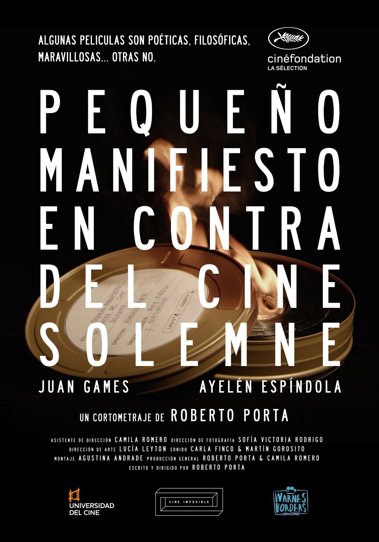 Pequeño manifiesto en contra del cine solemne filmaffisch