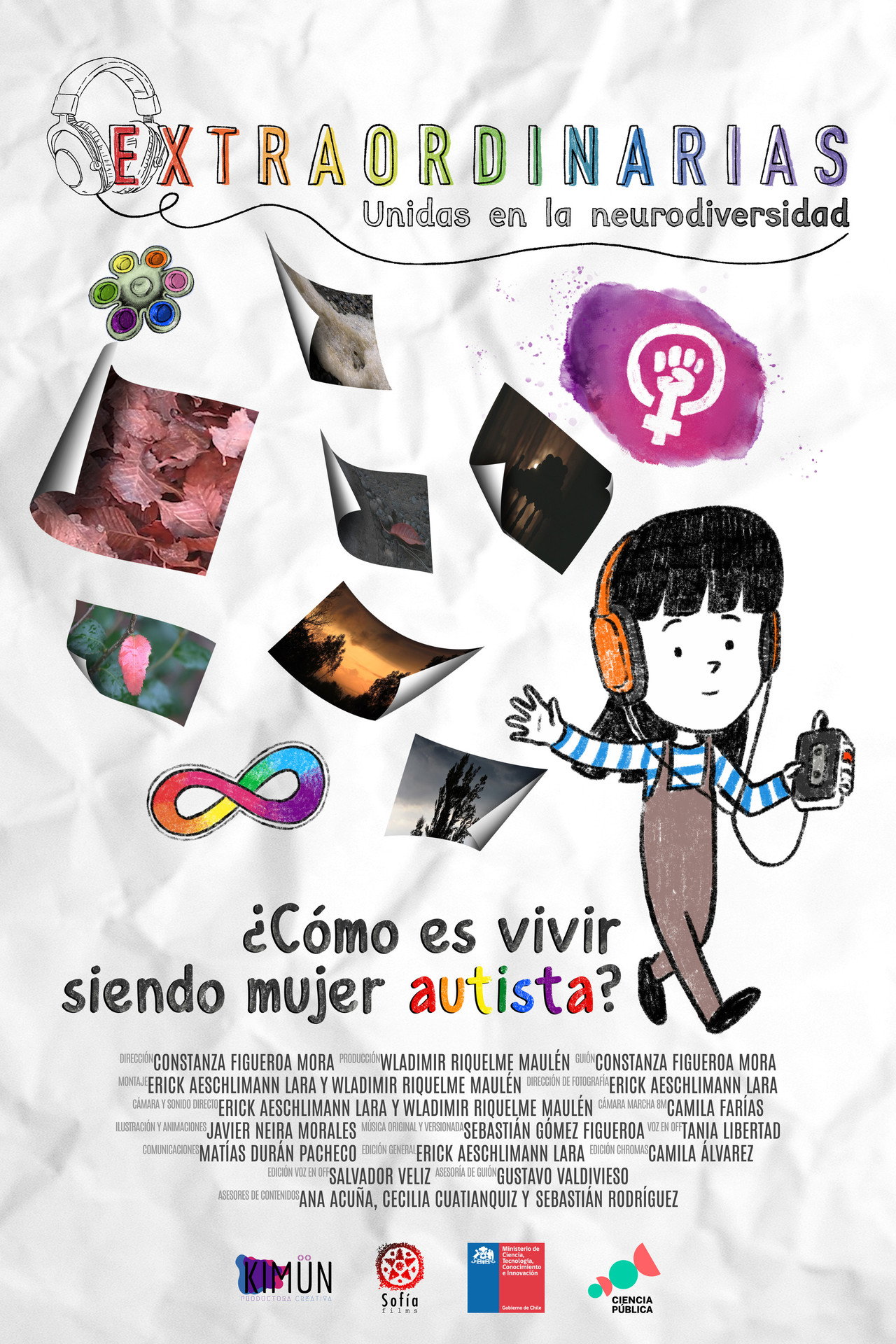 Extraordinarias: unidas en la neurodiversidad poster