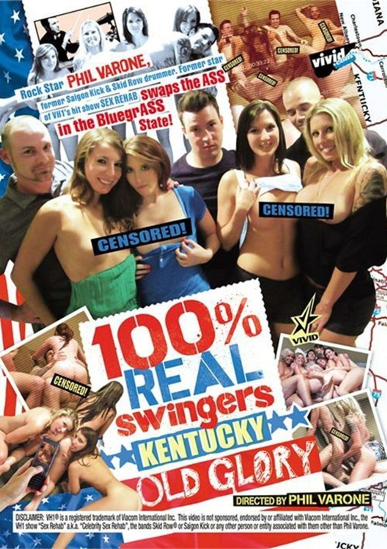 100% Real Swingers: Kentucky - Old Glory Backdrop