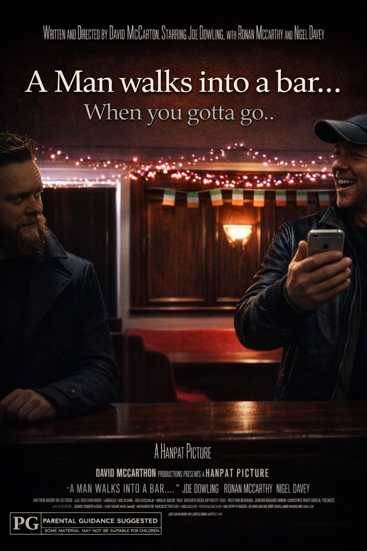 A Man Walks Into a Bar... Backdrop