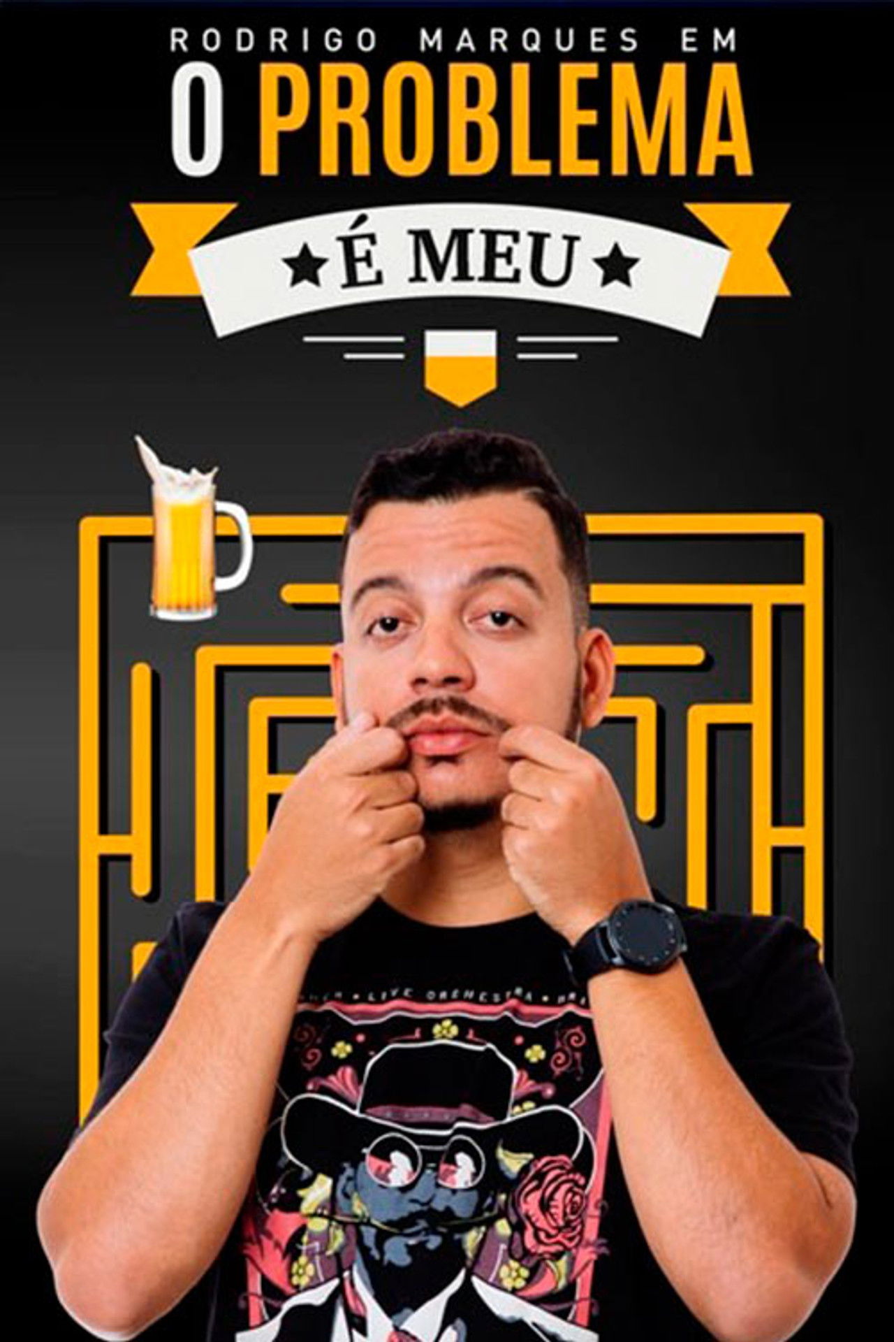 Rodrigo Marques em O Problema é Meu Backdrop