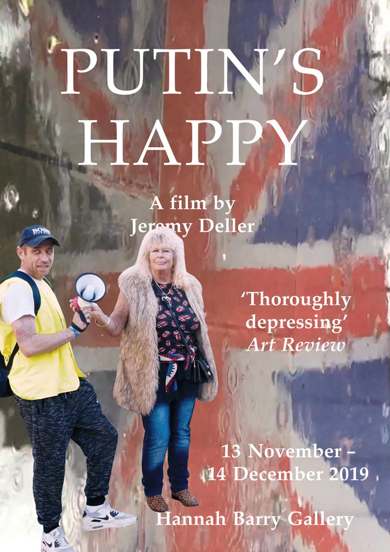 Putin's Happy Backdrop
