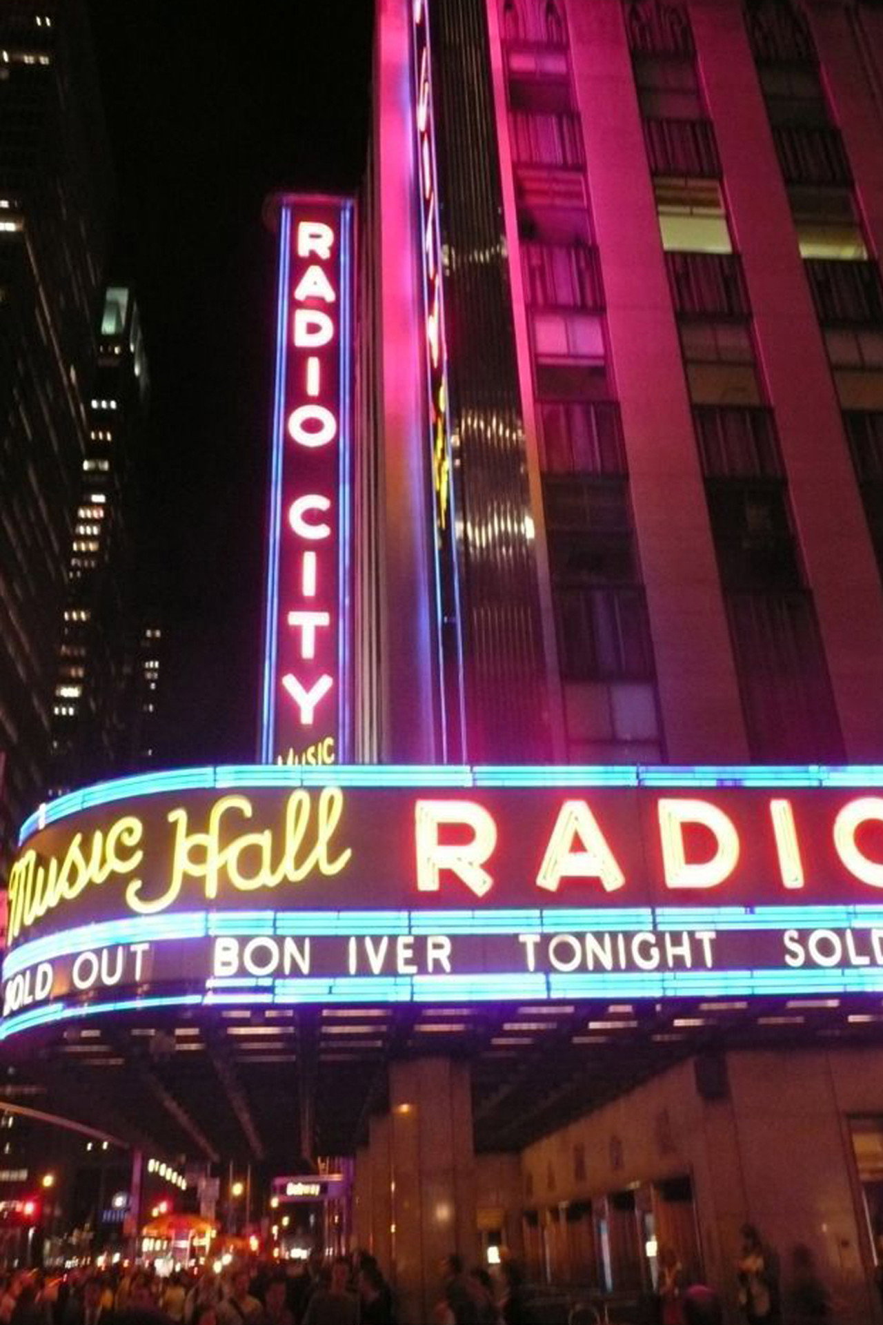 Bon Iver Live From Radio City Backdrop