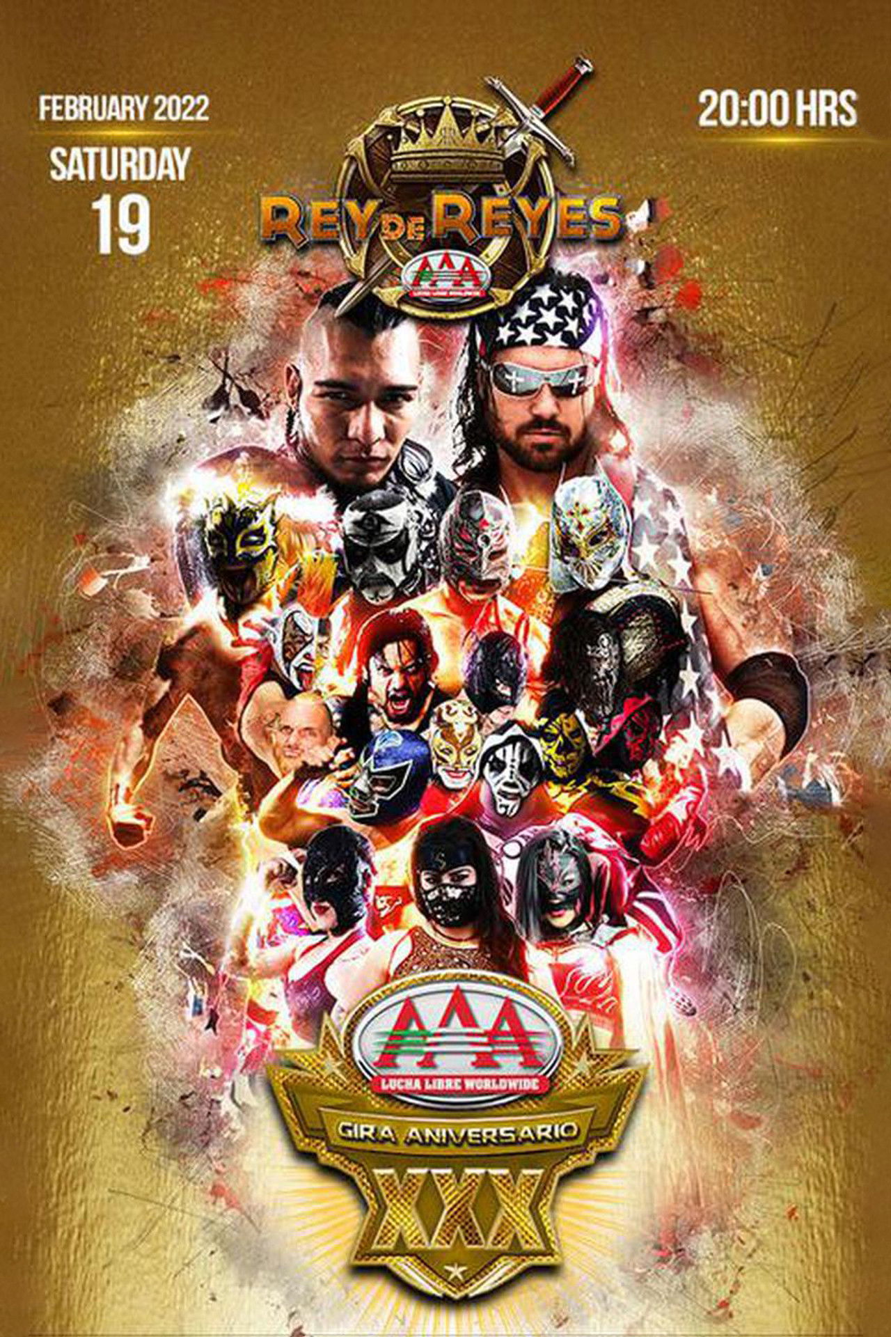 AAA Rey de Reyes 2022 Backdrop
