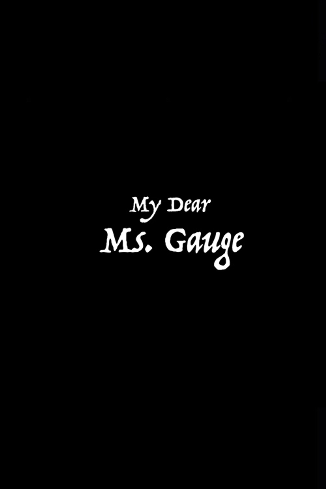 Oh My Dear Ms Gauge Backdrop