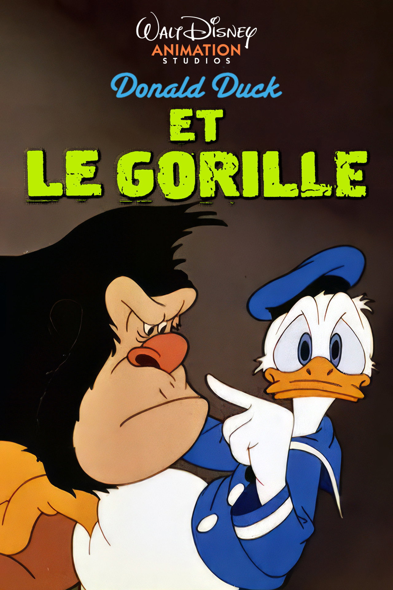 Donald et le Gorille poster