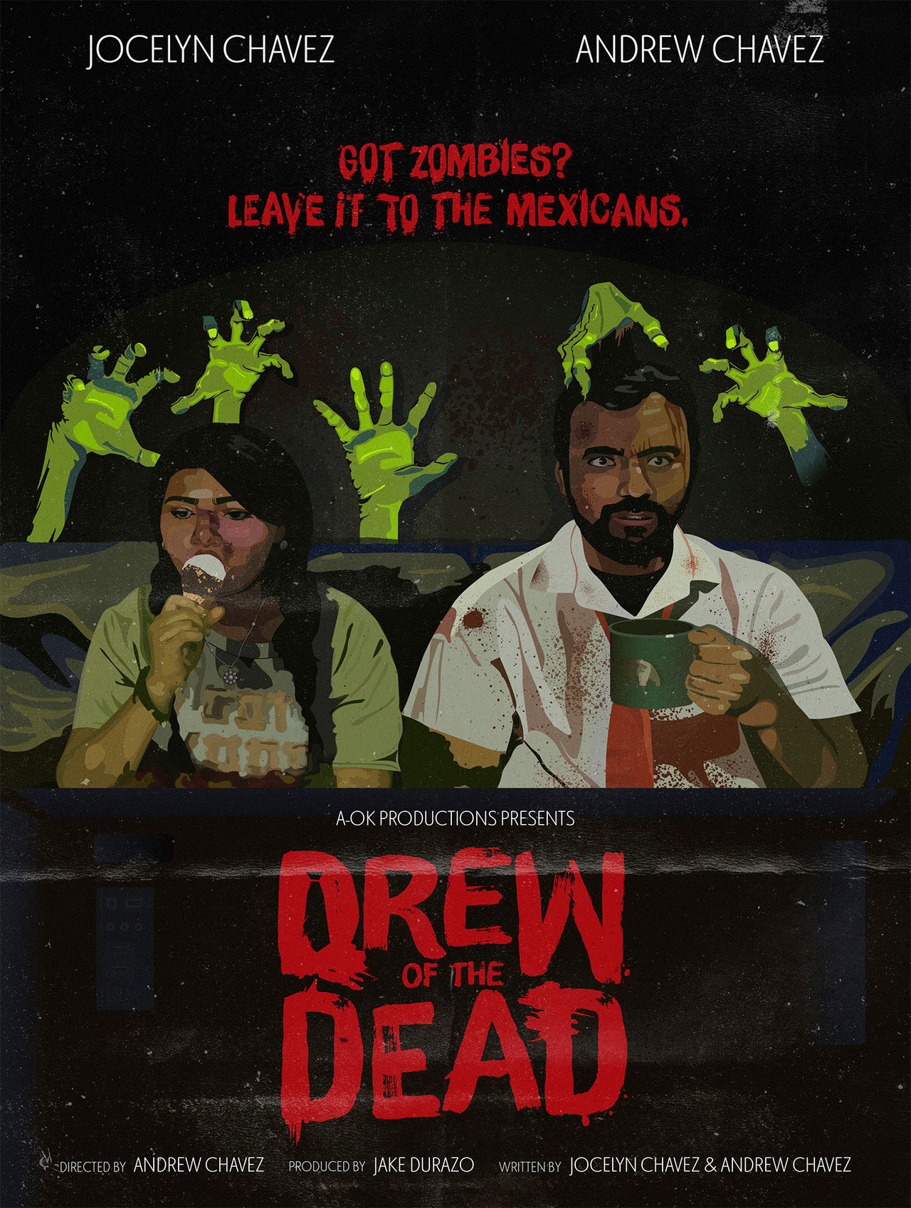 Drew of the Dead Backdrop