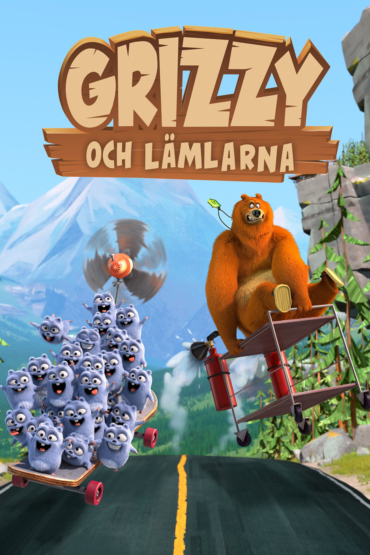 Grizzy och lämlarna affisch