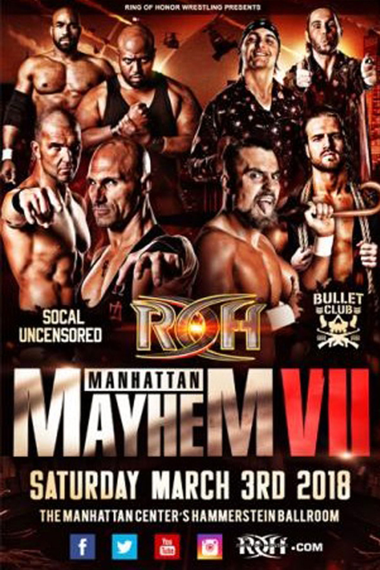 ROH: Manhattan Mayhem VII Backdrop