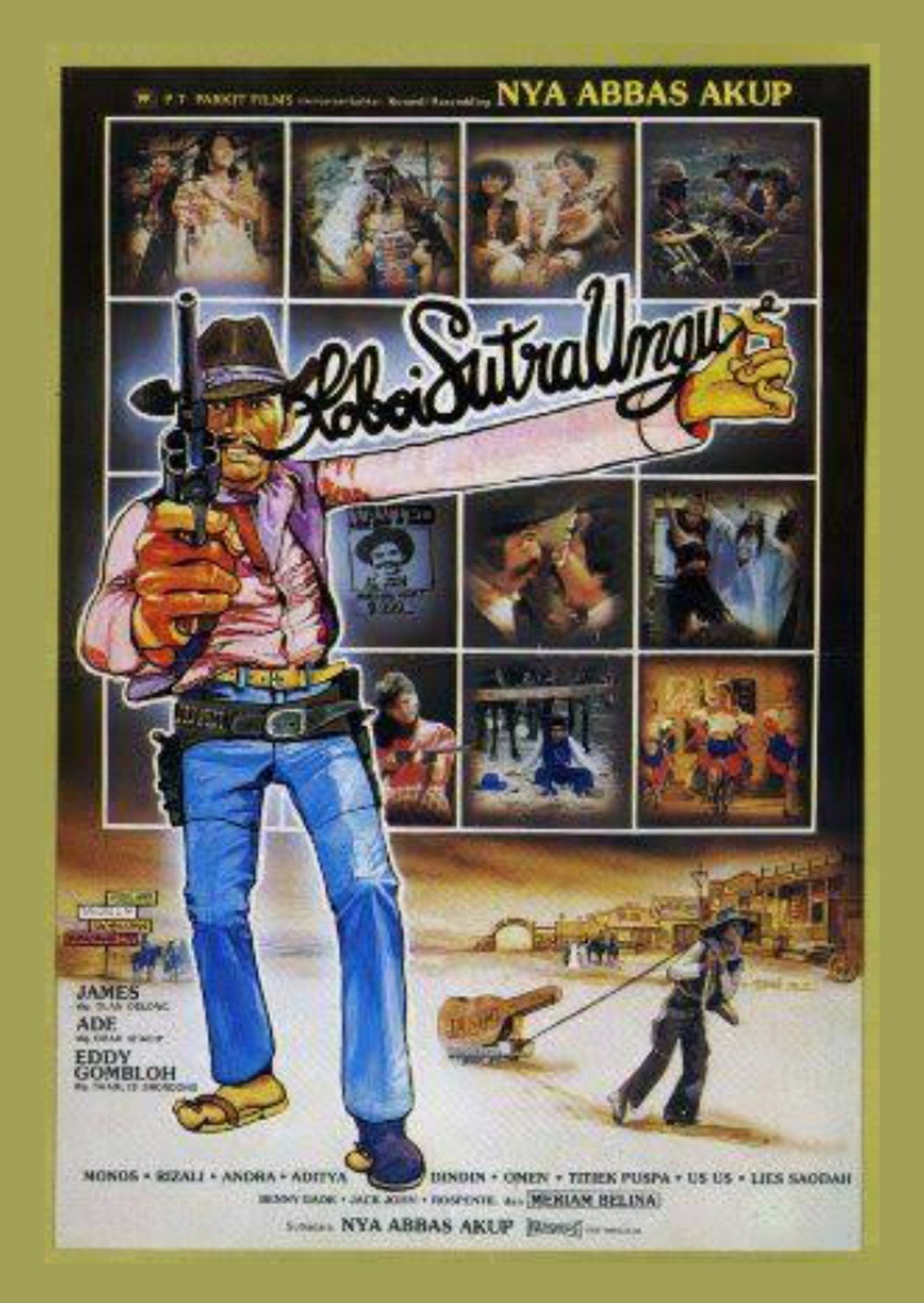 Koboi Sutra Ungu Backdrop