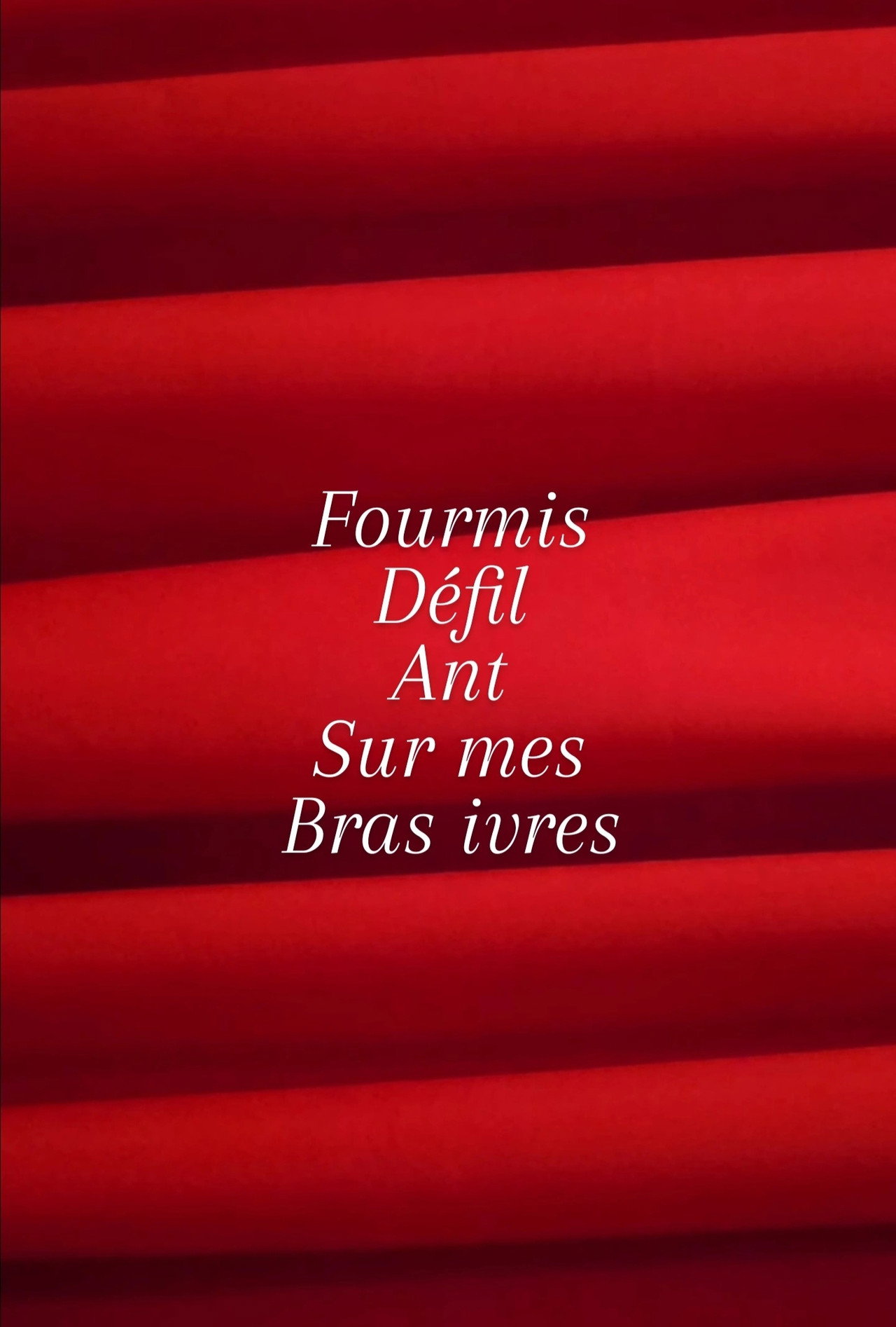 Fourmis défilant sur mes bras ivres. Backdrop