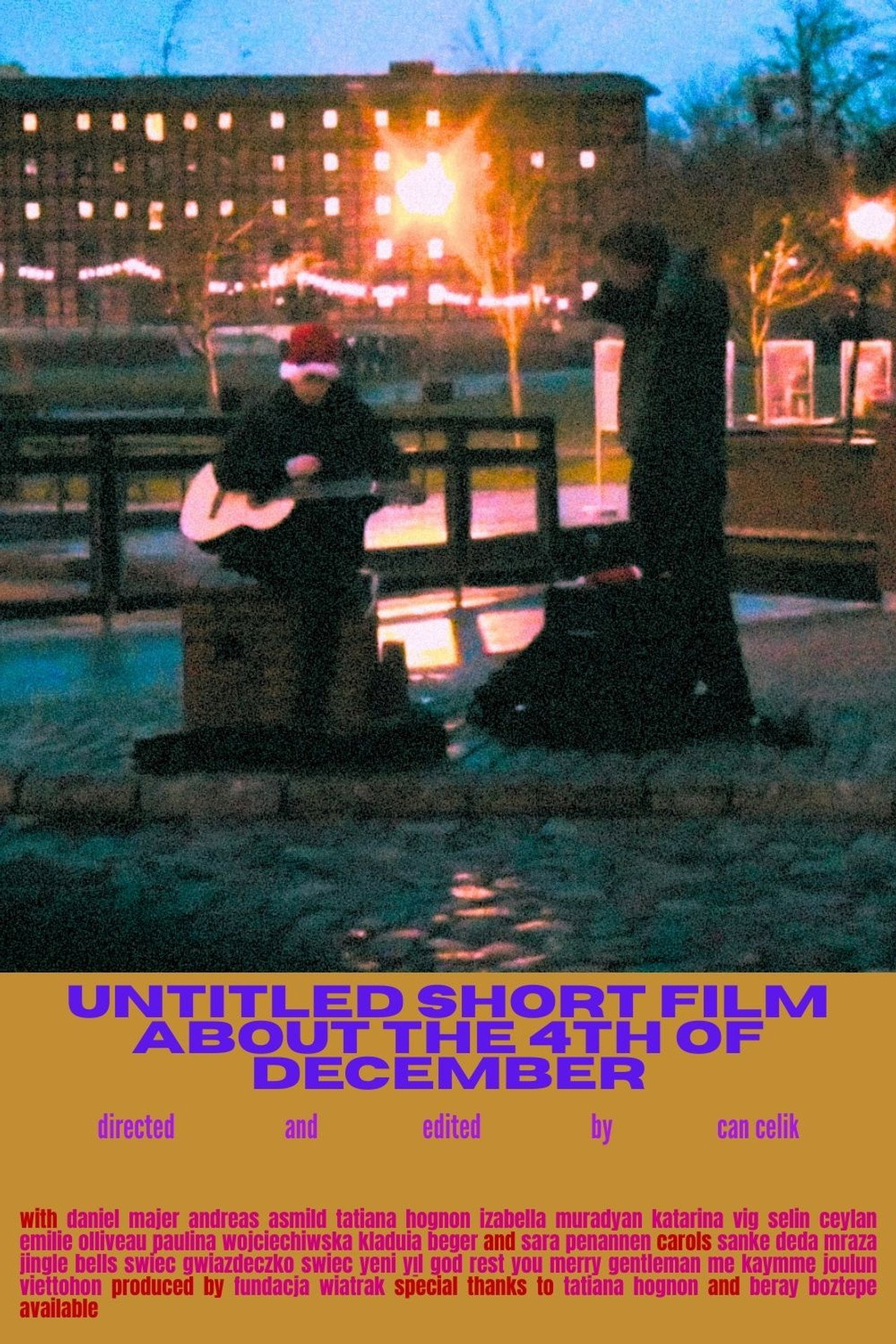 untitled short film about the 4th of december filmaffisch