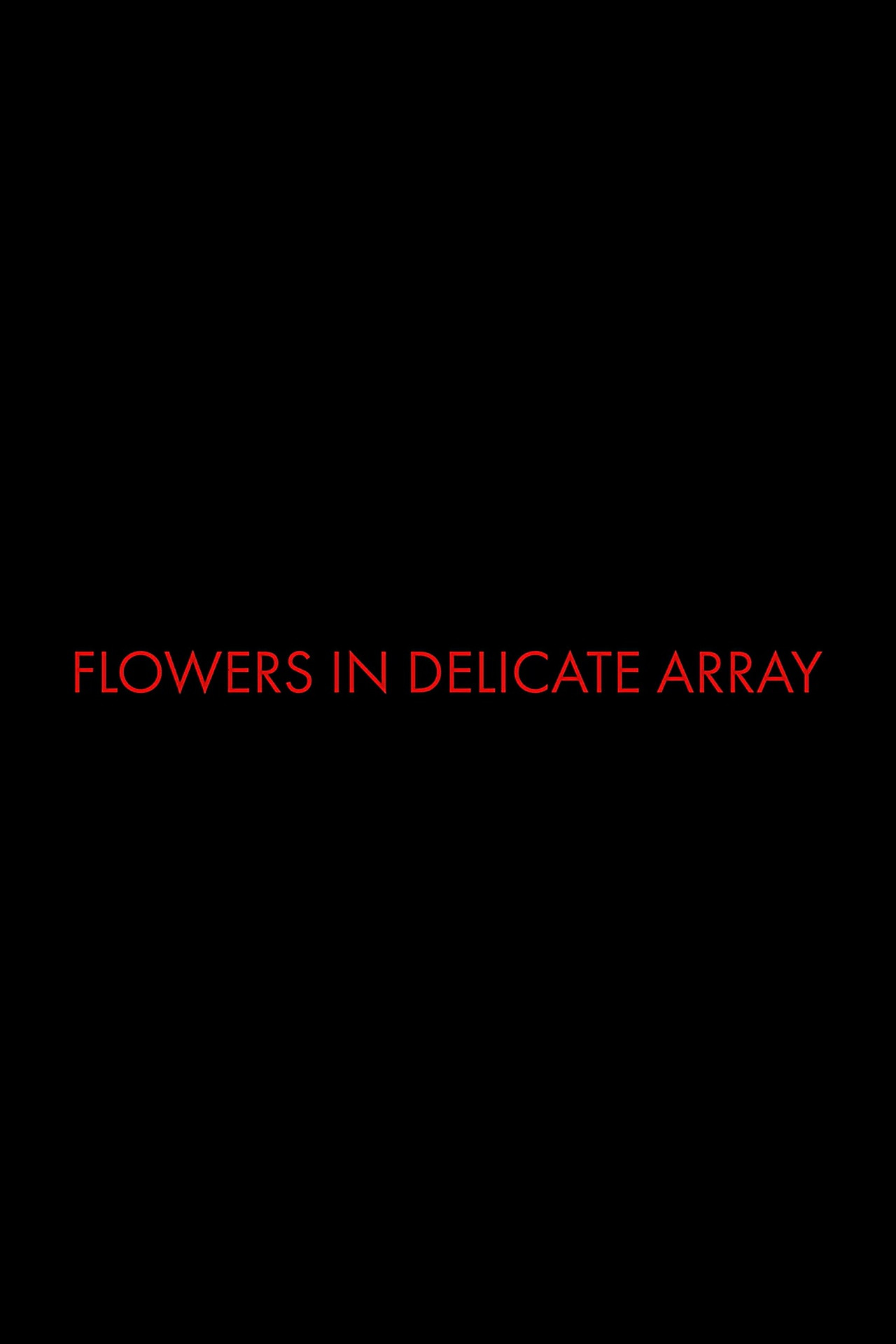 Flowers In Delicate Array