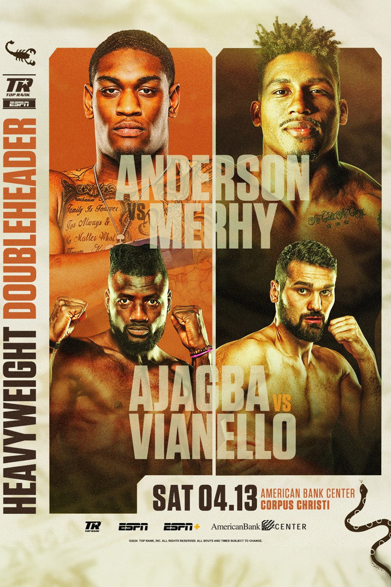Jared Anderson vs. Ryad Merhy poster