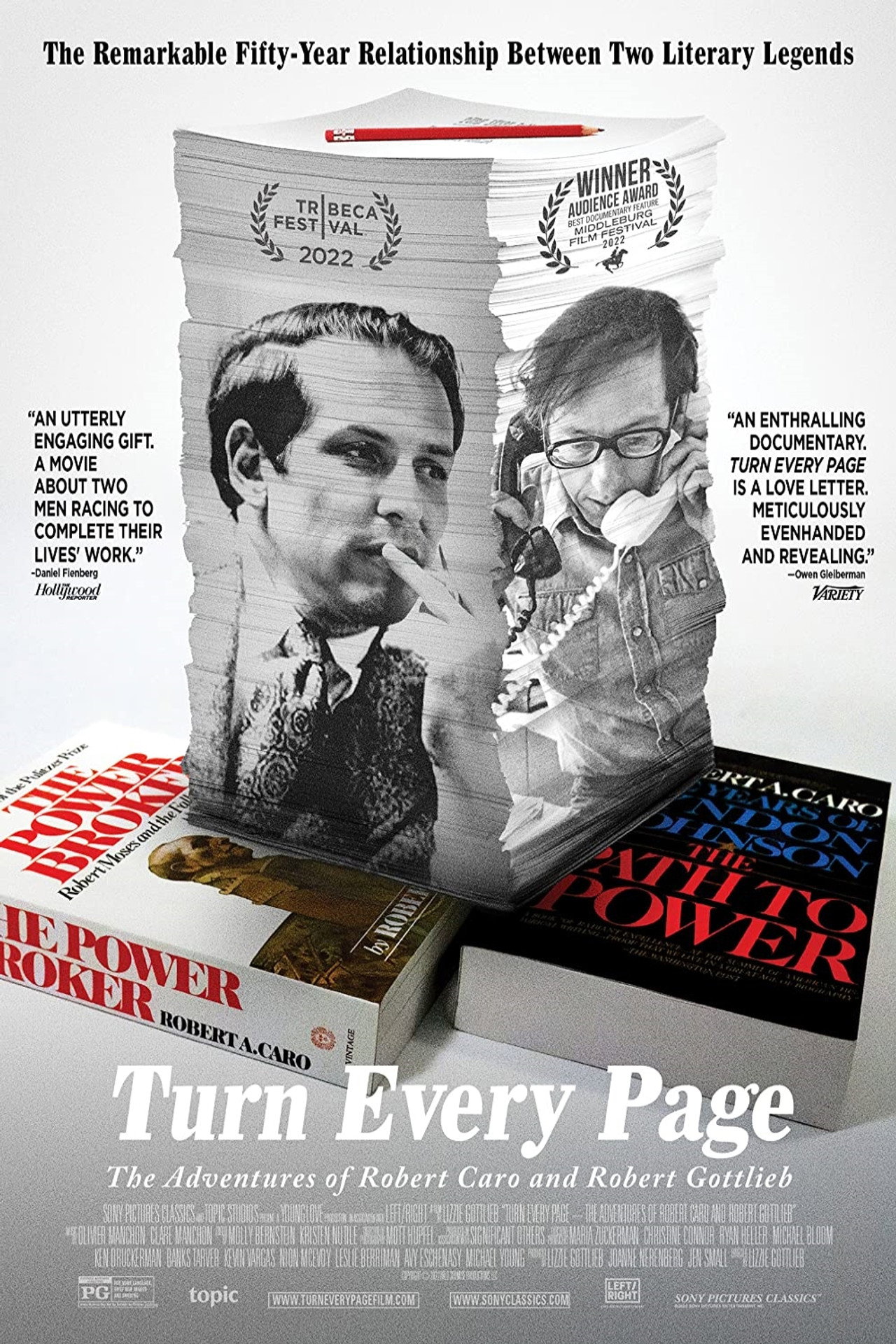 50 éve író és szerkesztő - Robert Caro és Robert Gottlieb kalandjai – plakát 4