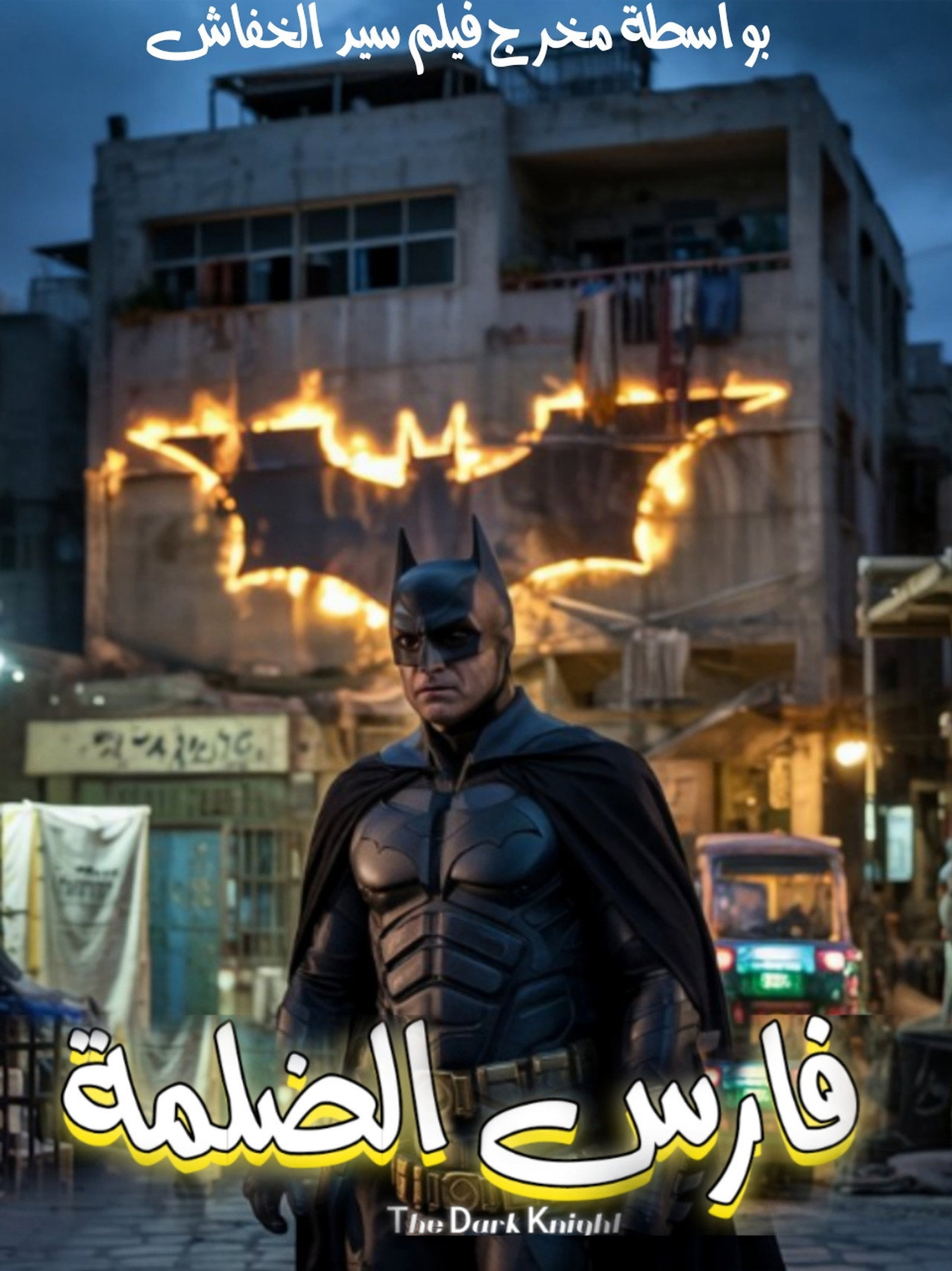 Knight of Darkness (The Dark Knight Egyptian version) Backdrop