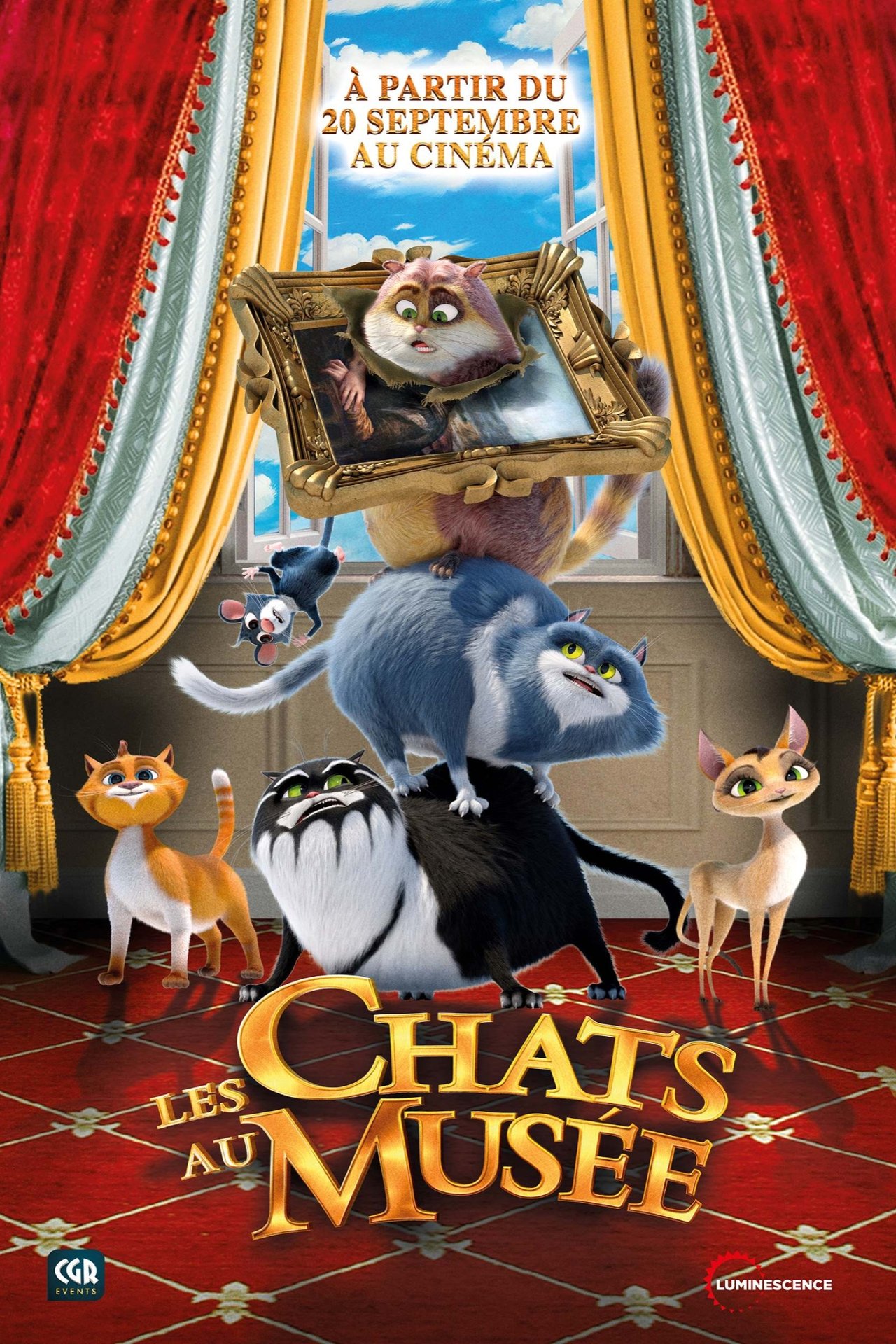 Les Chats au musée poster