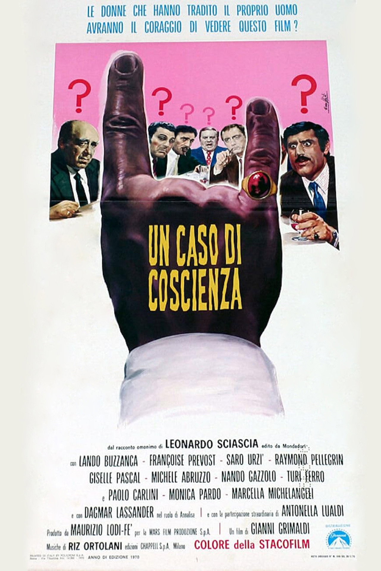 Un caso di coscienza filmaffisch