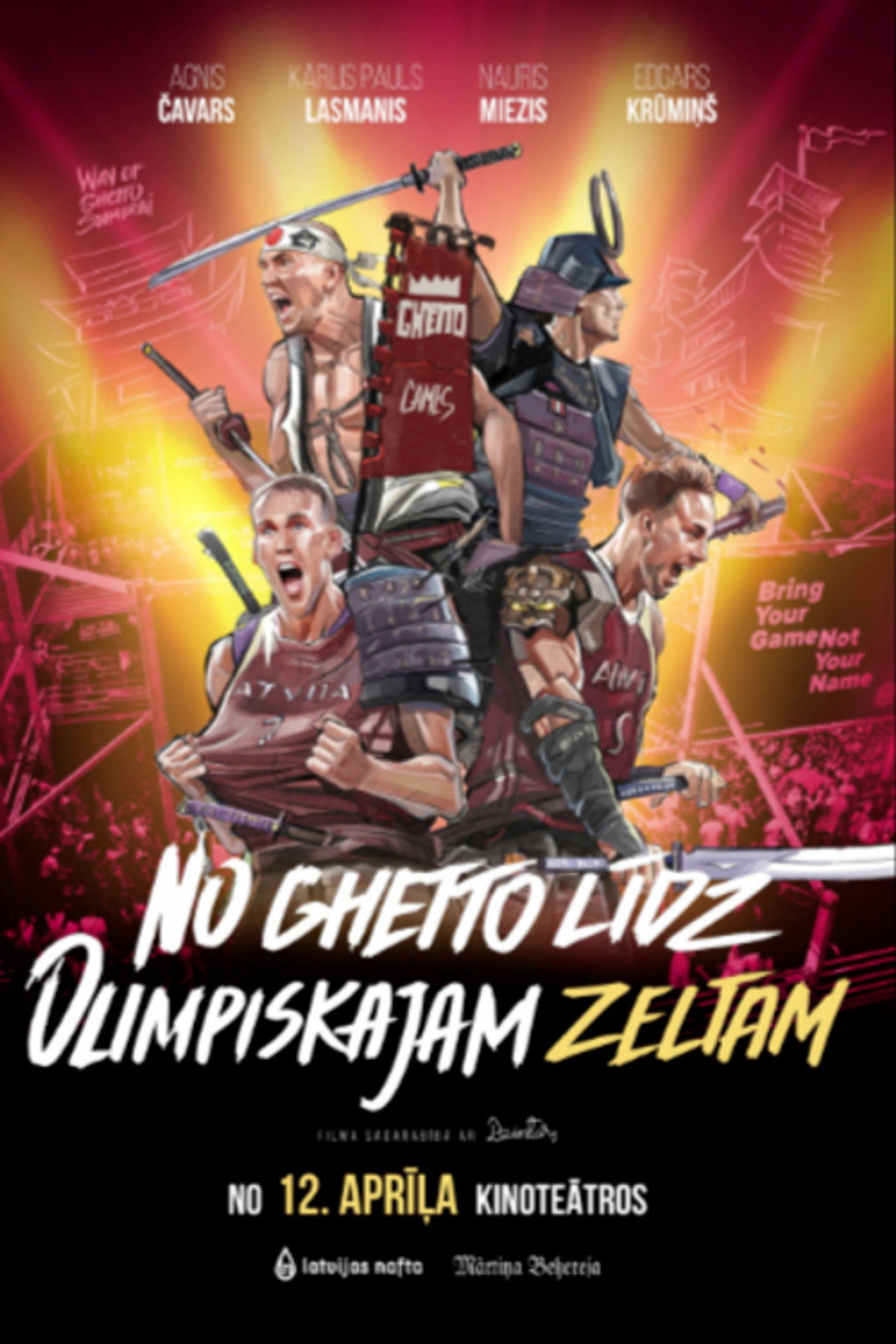 No Ghetto līdz Olimpiskajam zeltam filmaffisch