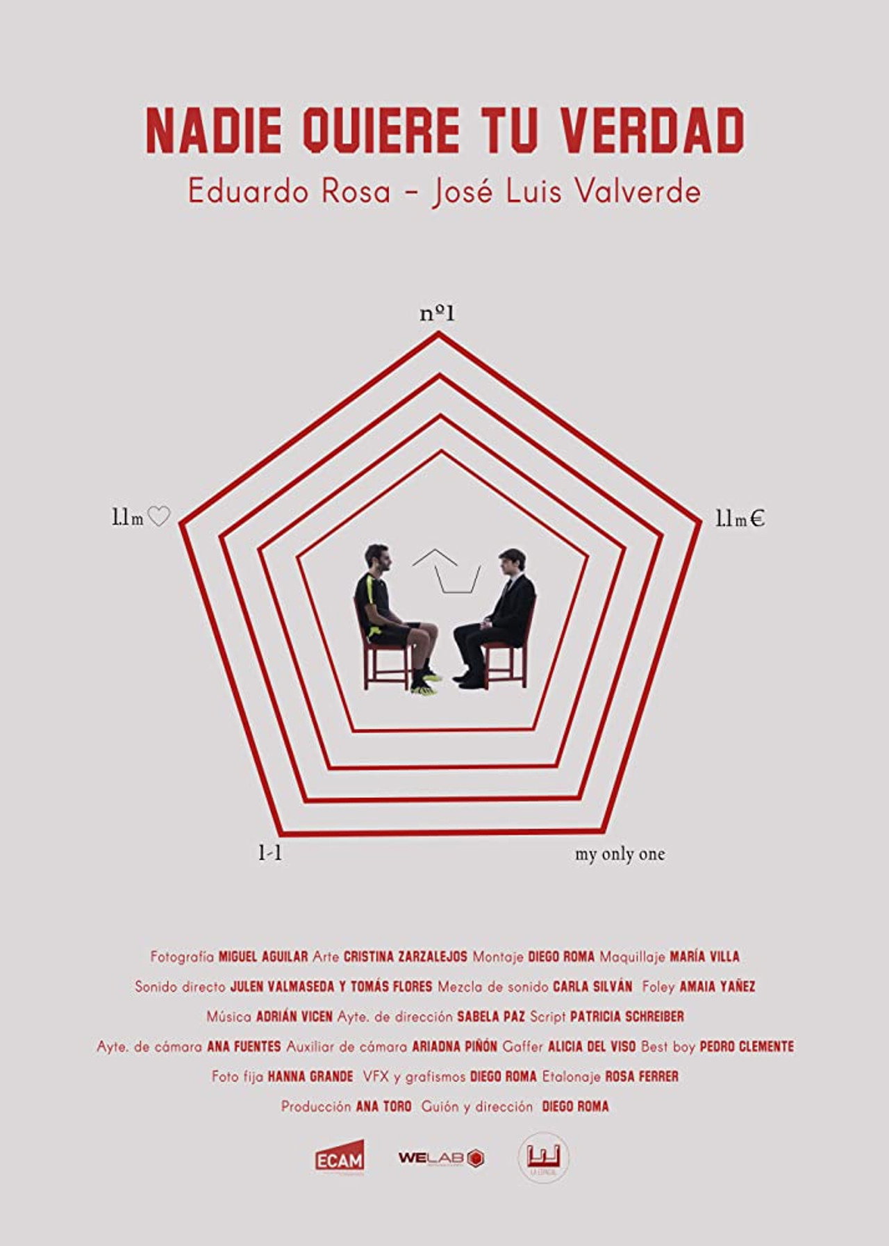 Nadie quiere tu verdad filmaffisch