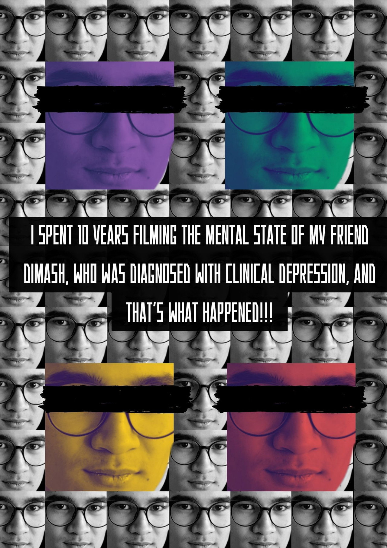 I spent 10 years filming the mental state of my friend Dimash, who was diagnosed with clinical depression, and that's what happened!!! Backdrop