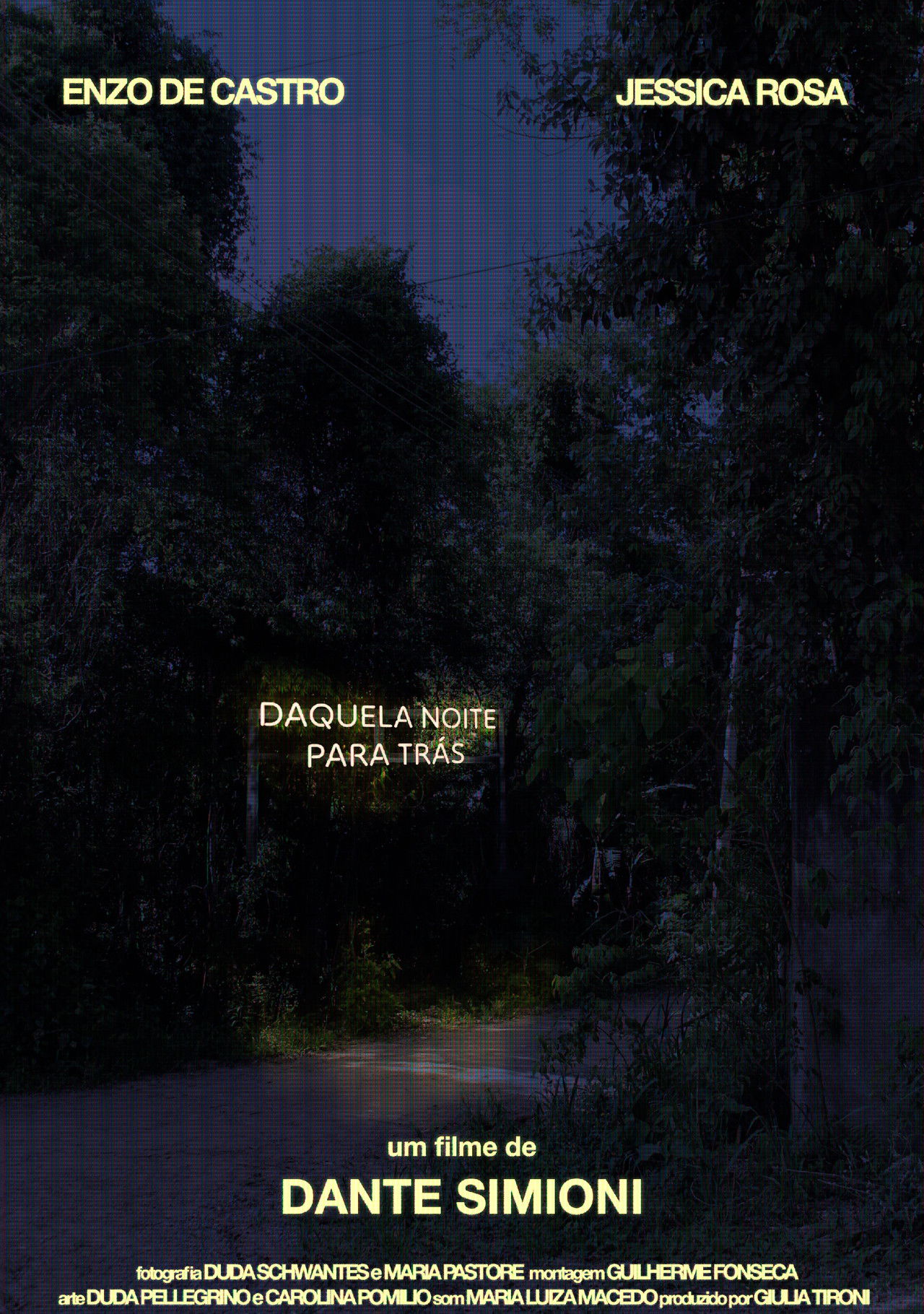 Daquela Noite Para Trás Backdrop