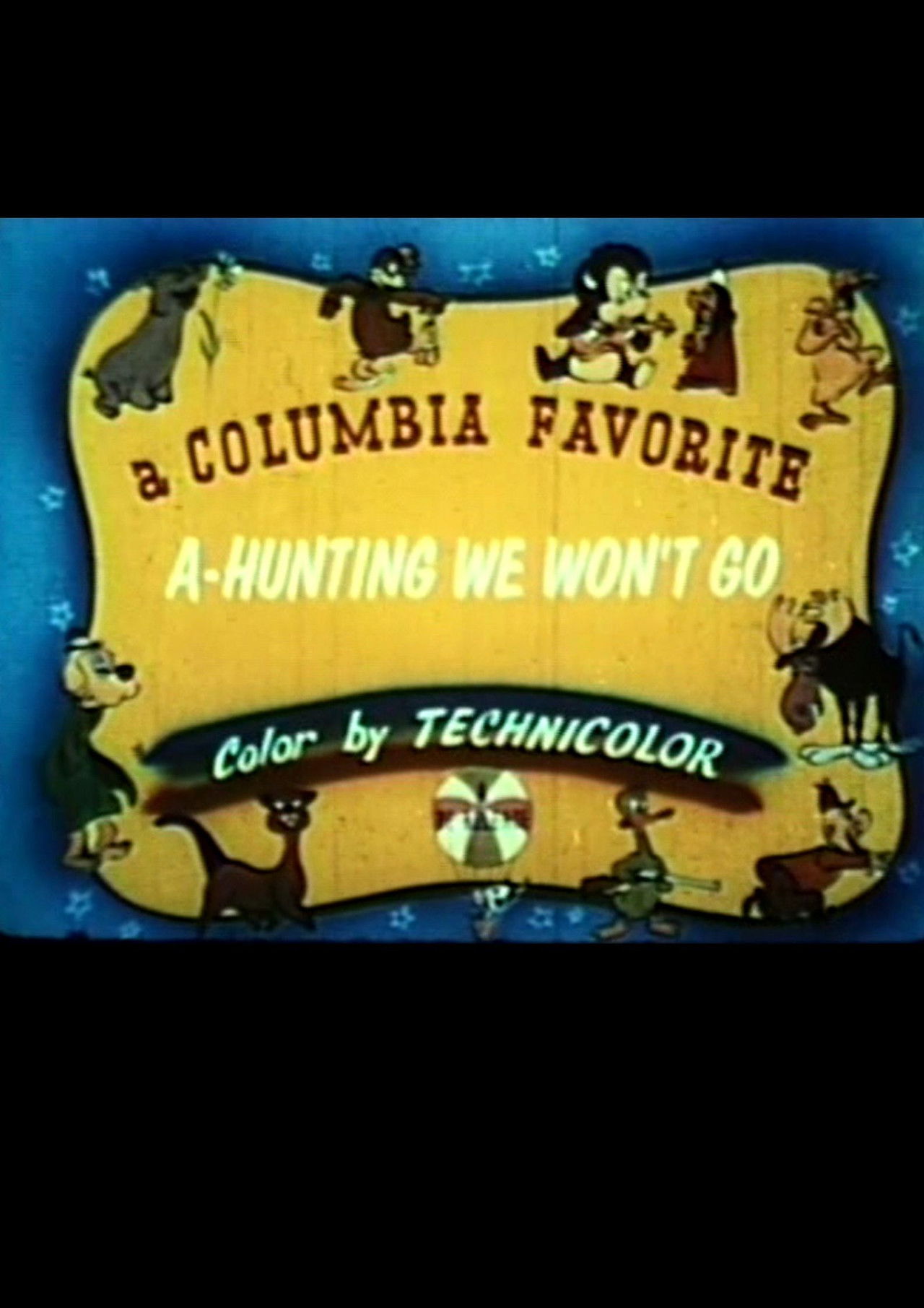 A-Hunting We Won't Go Backdrop