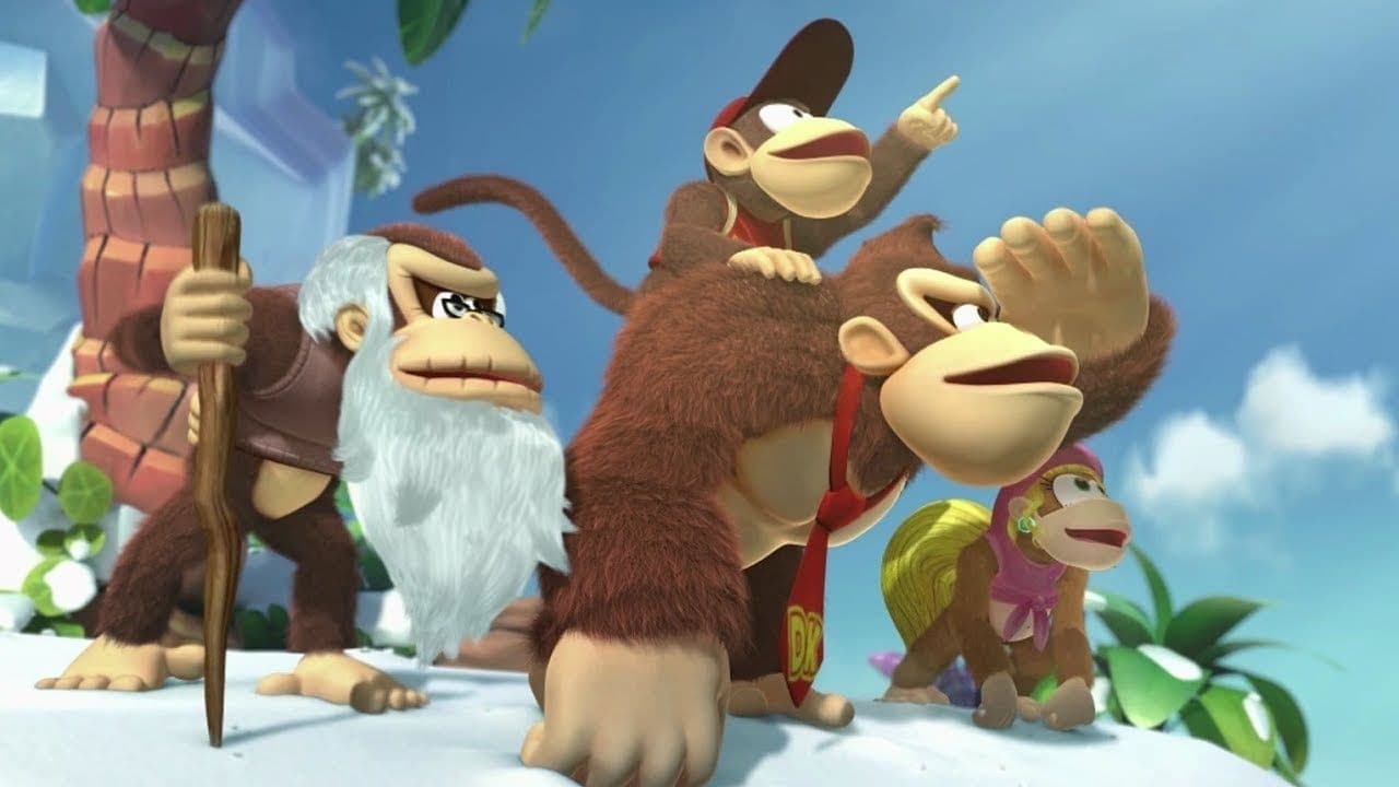 Scen från Donkey Kong Country: The Legend of the Crystal Coconut