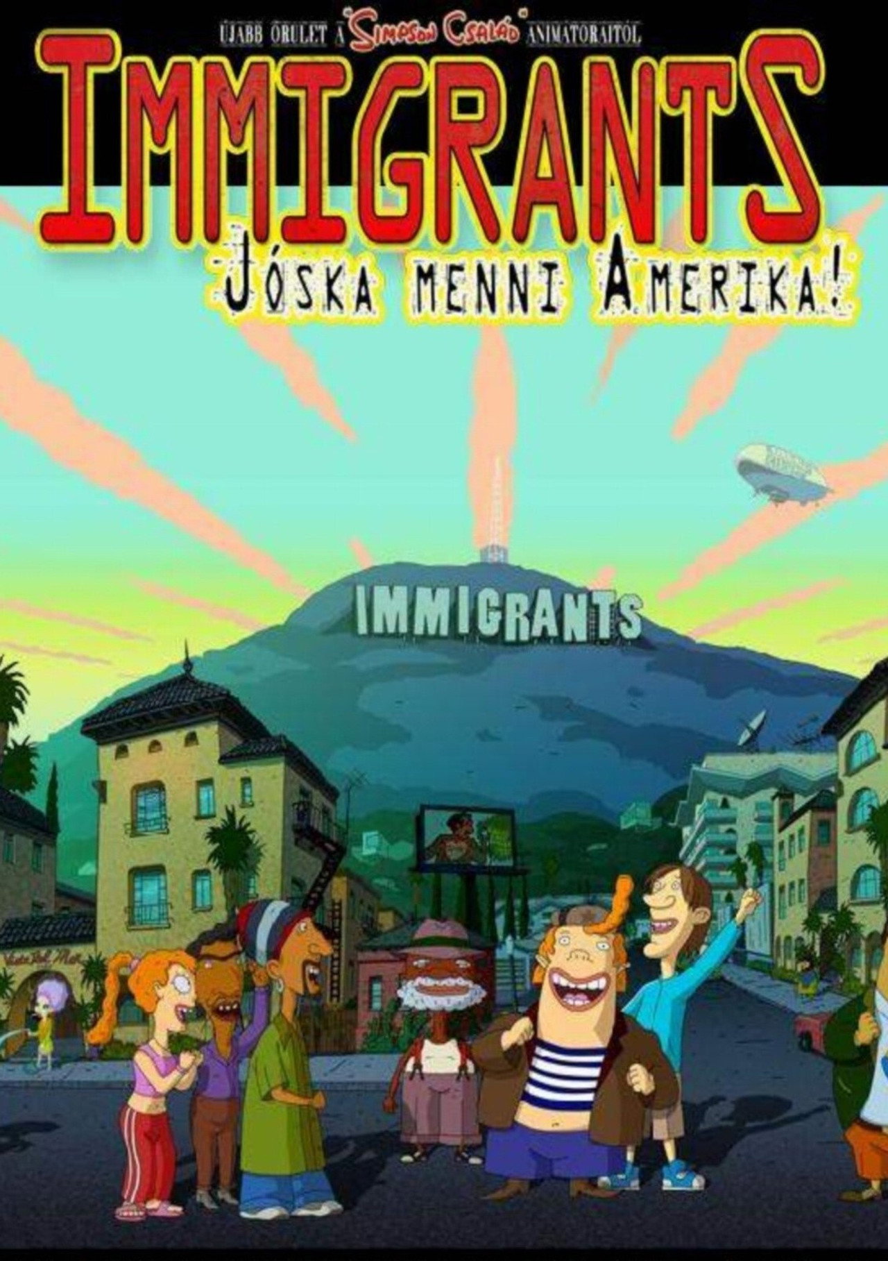 Immigrants – Jóska menni Amerika – plakát 2