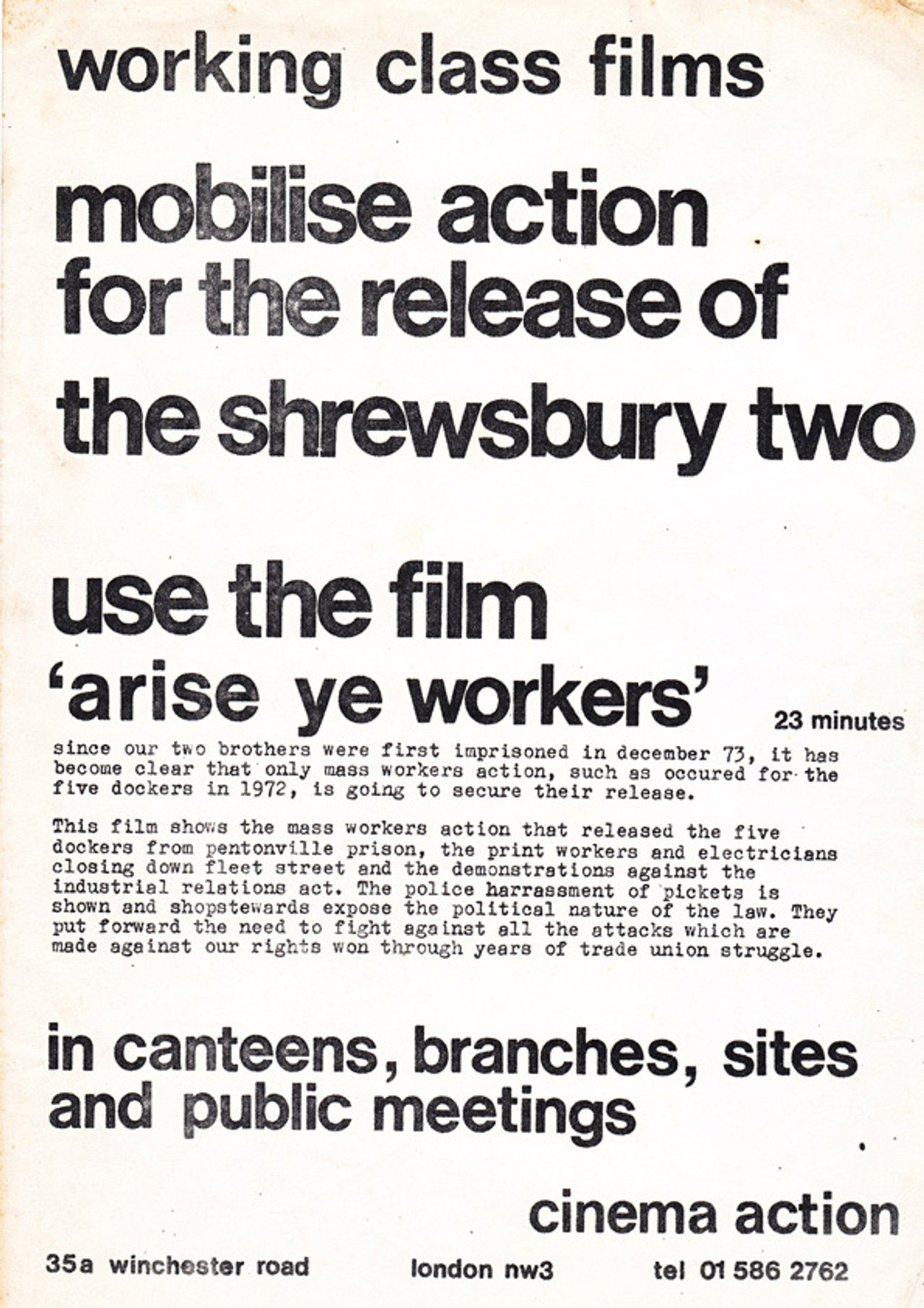 Arise Ye Workers