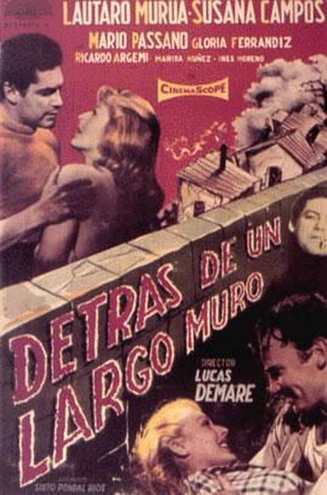 Detrás de un largo muro filmaffisch