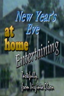 New Year's Eve at Home: Entertaining Tastefully from Virginia Olson poster