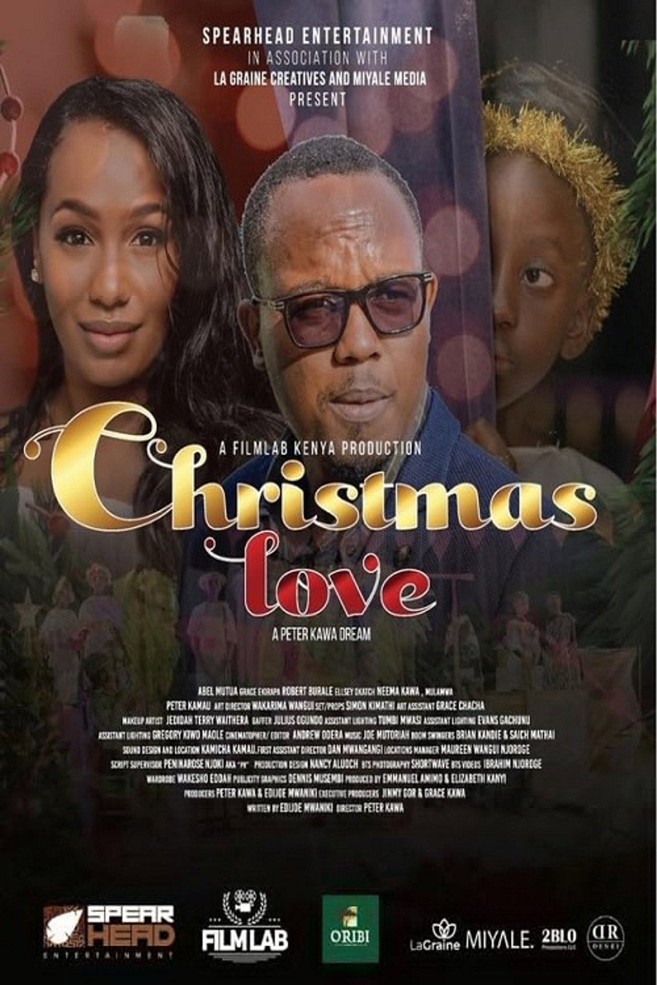 Christmas Love Backdrop