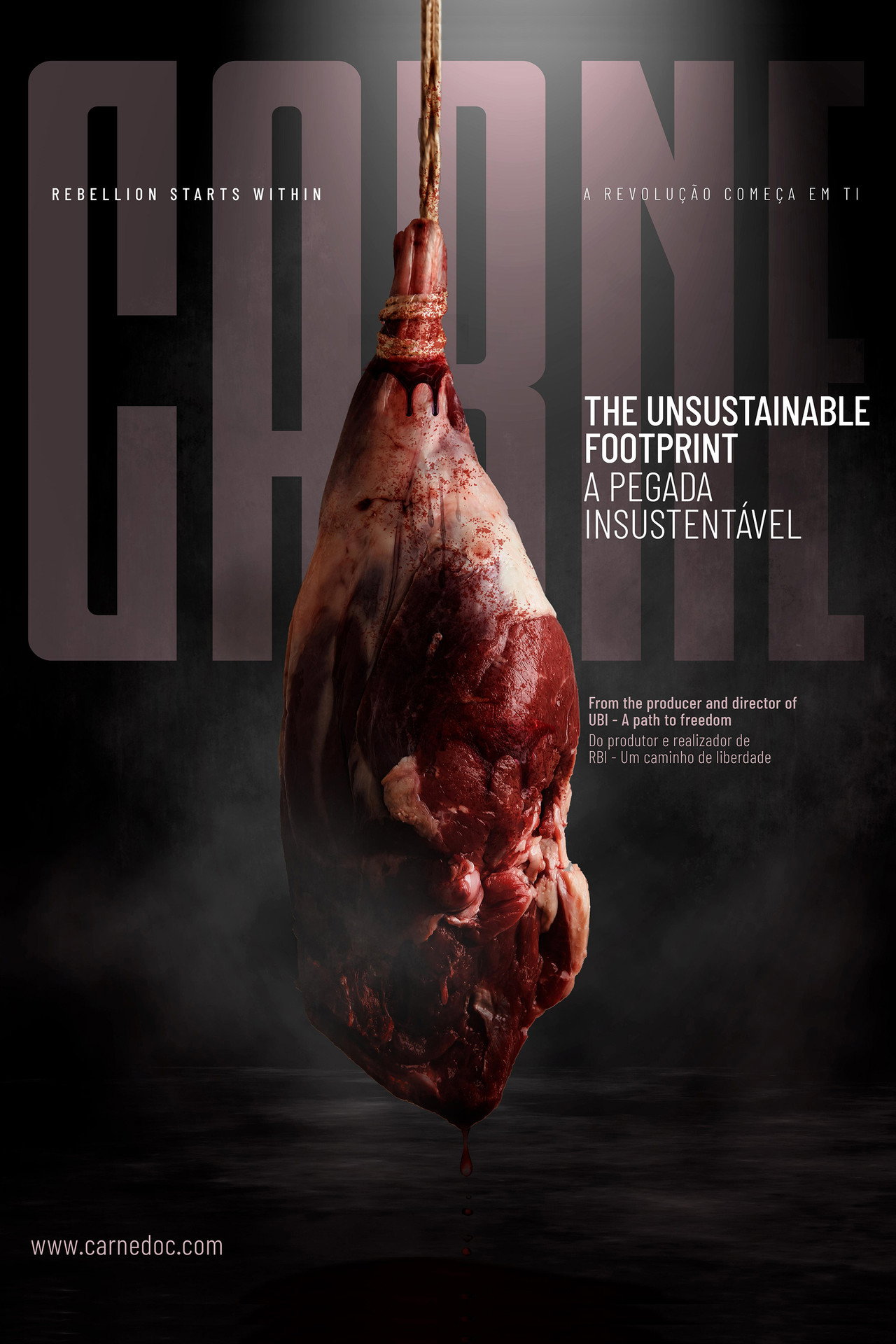 Carne: A Pegada Insustentável filmaffisch