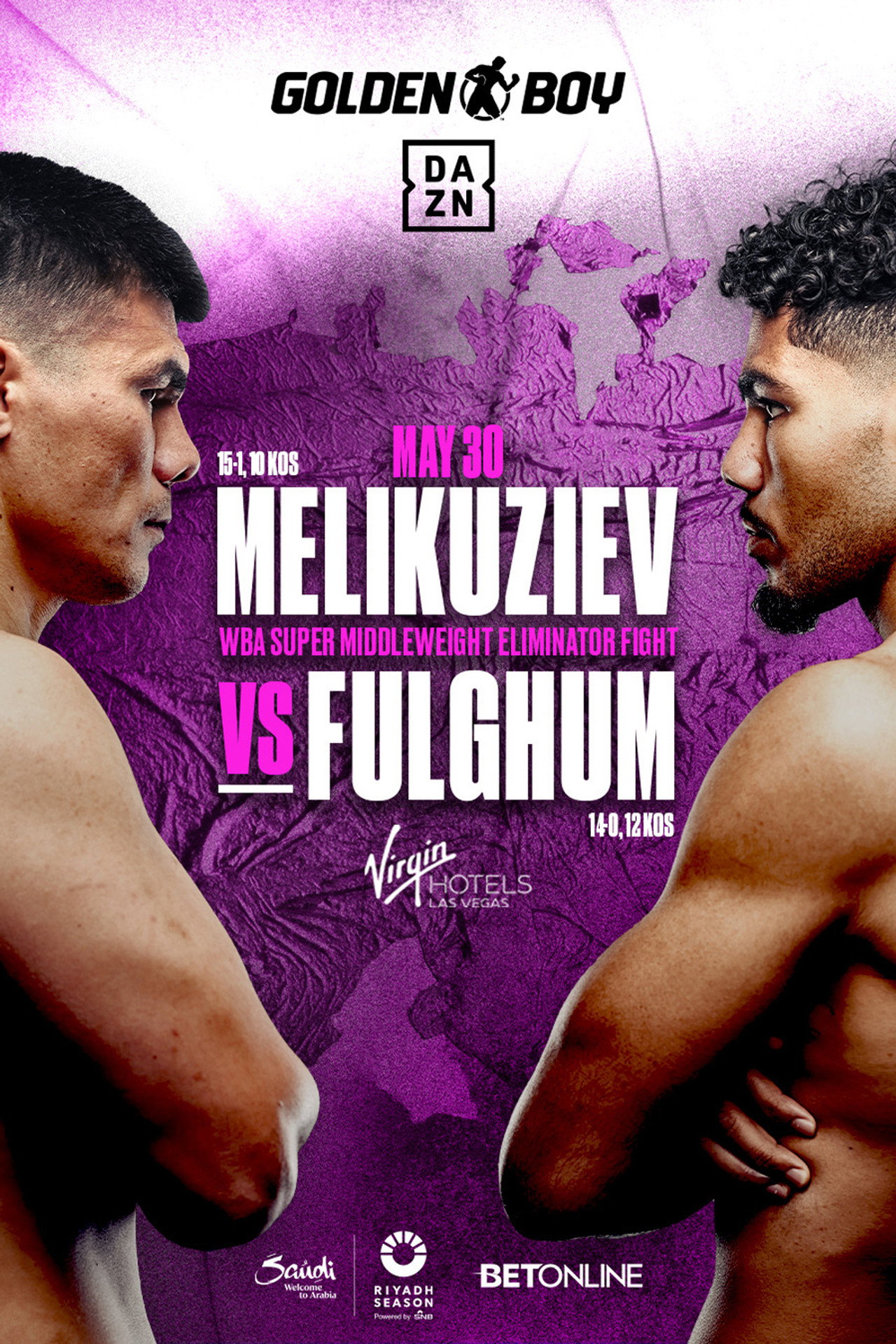 Bektemir Melikuziev vs. Darius Fulghum filmaffisch