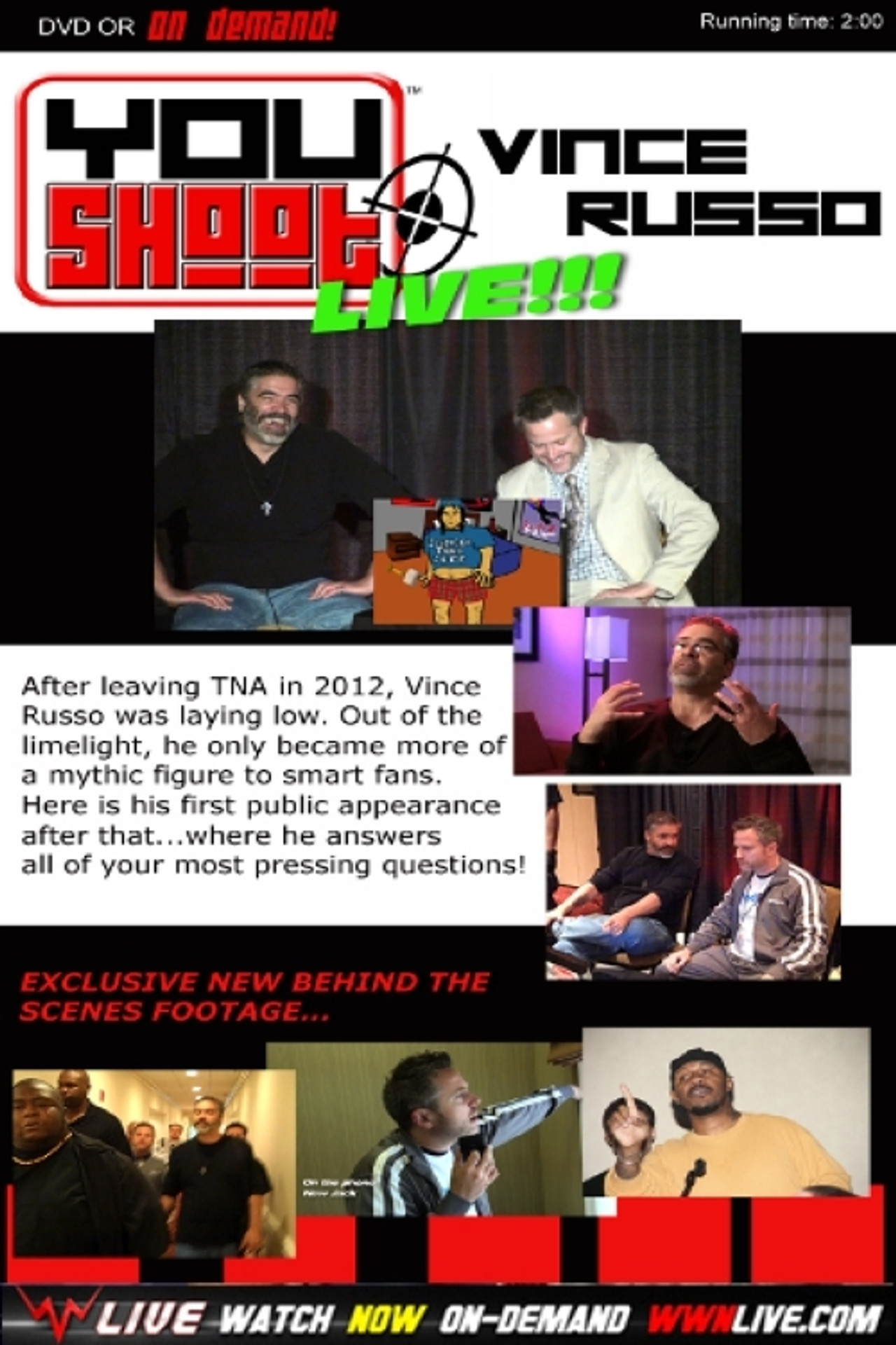 YouShoot Live: Vince Russo Backdrop