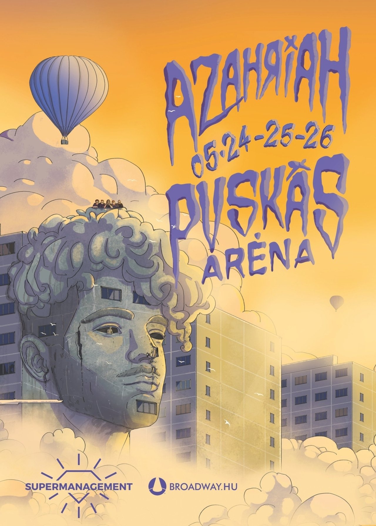 Azahriah: Puskás Aréna poster