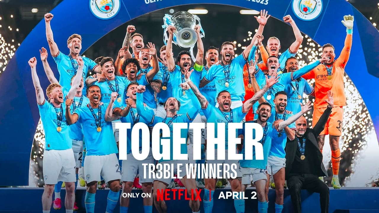 Together : Le triplé historique de Manchester City background