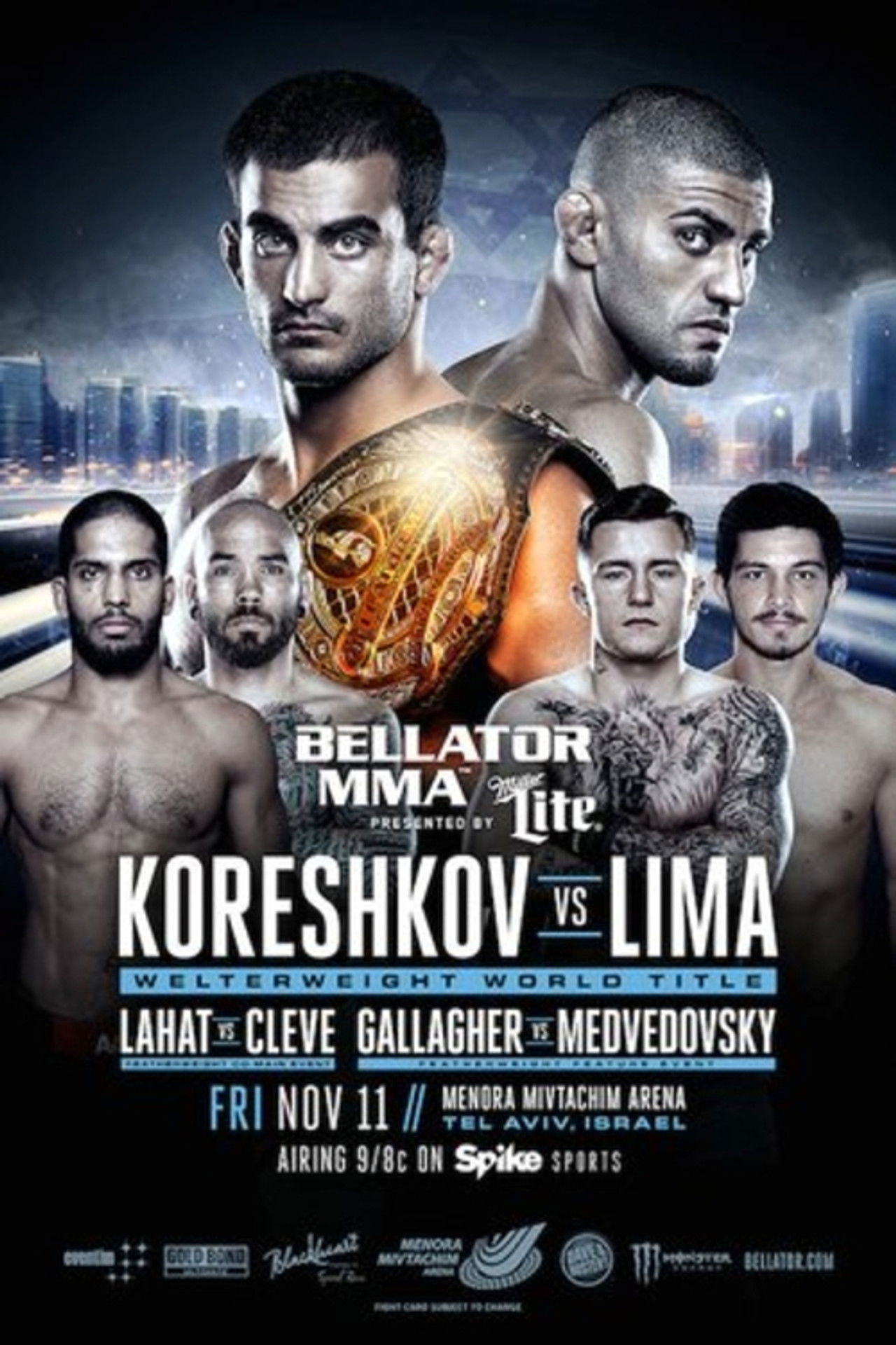 Bellator 164: Koreshkov vs. Lima 2 Backdrop