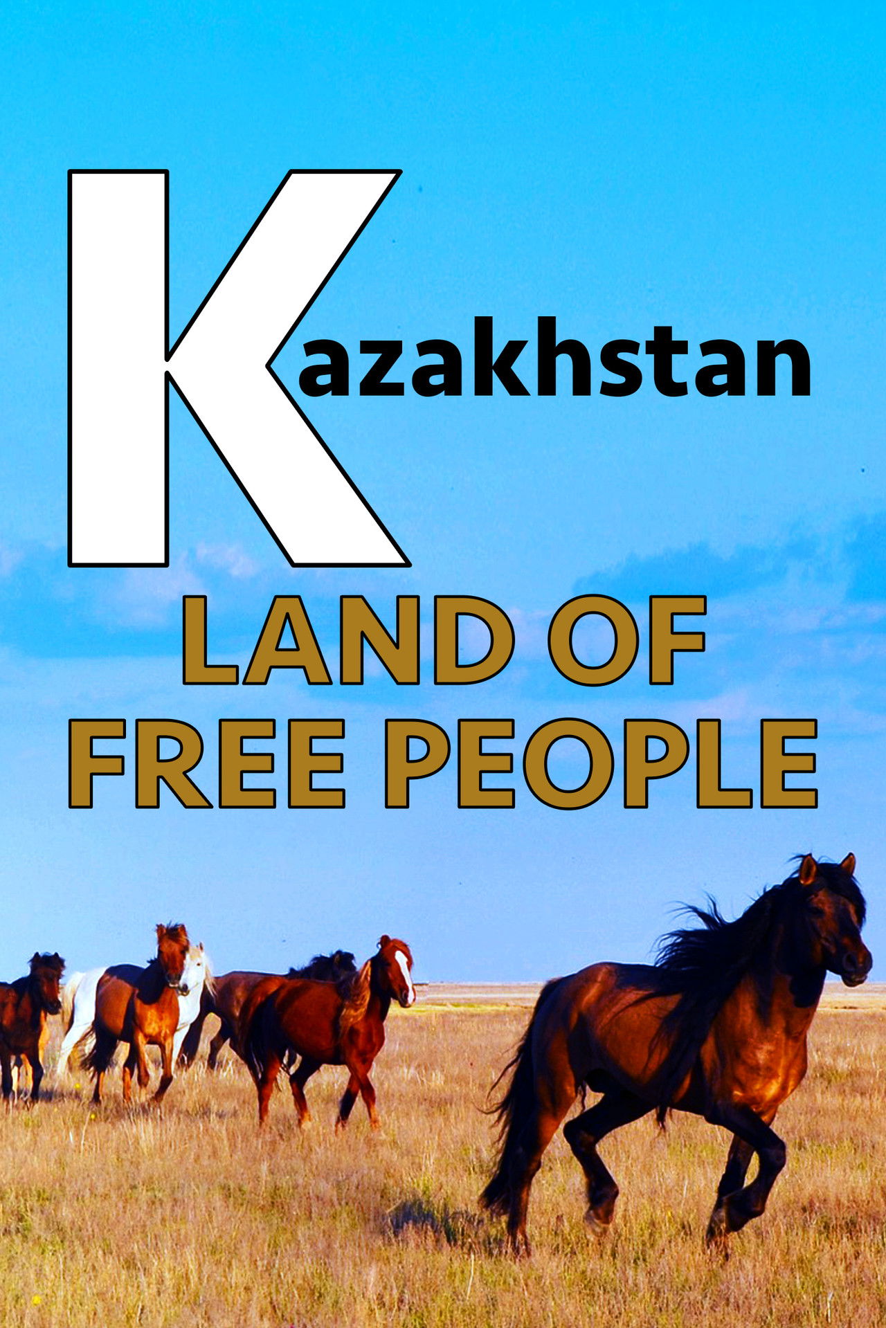 Kazakhstan Land Of Free People Backdrop