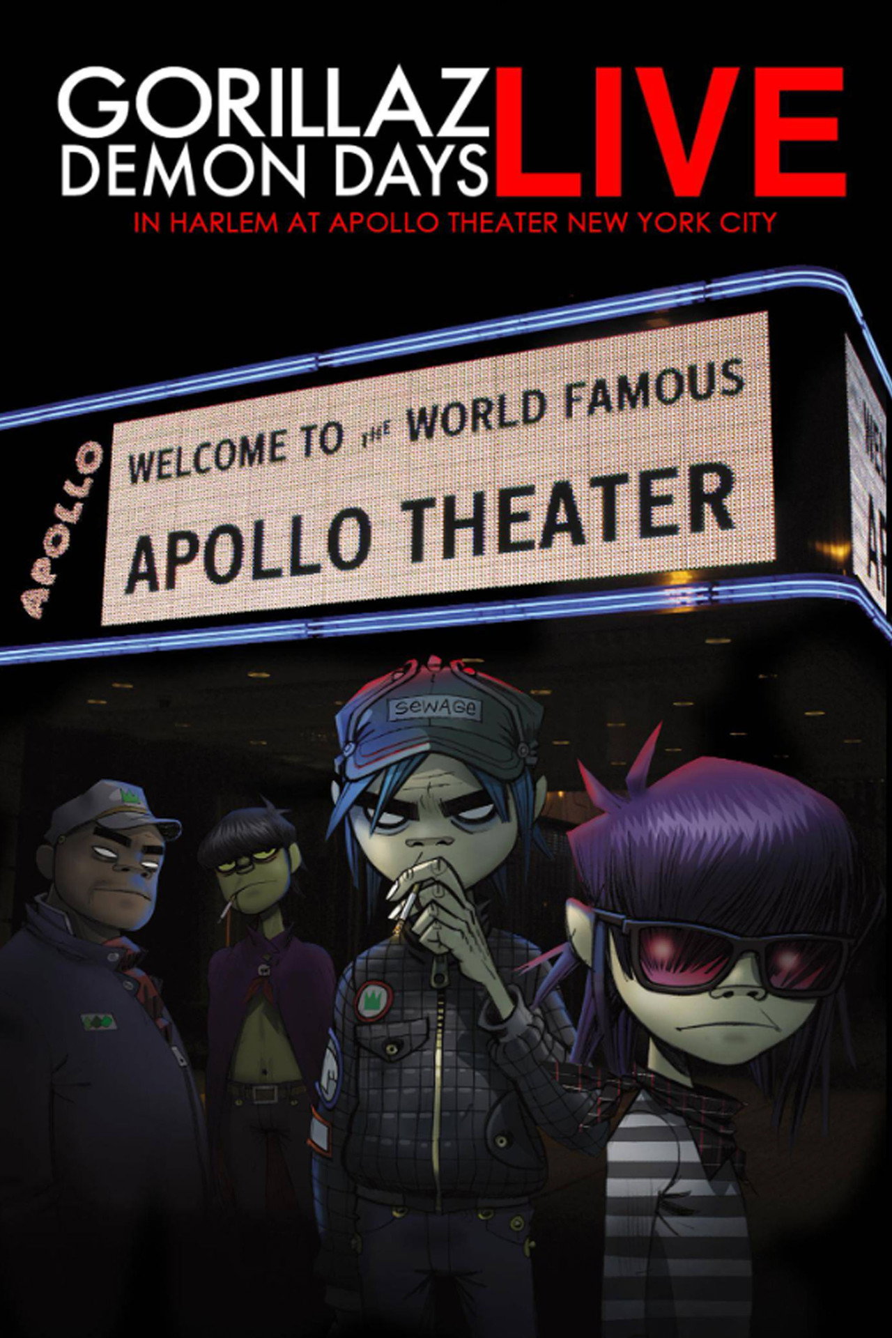 Gorillaz: Demon Days Live in Harlem at Apollo Theater