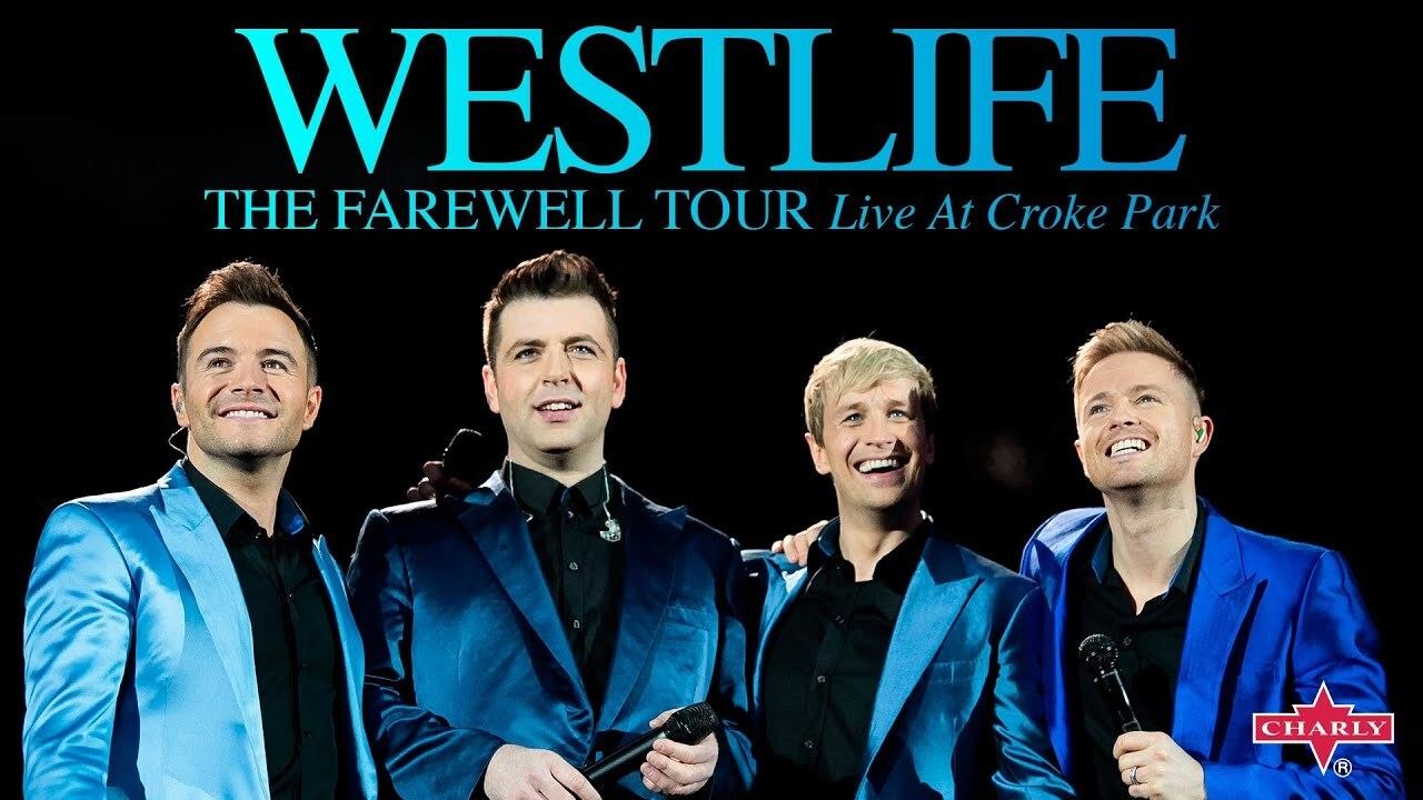 Scen från WestLife The FareWell Tour Live At Croke Park